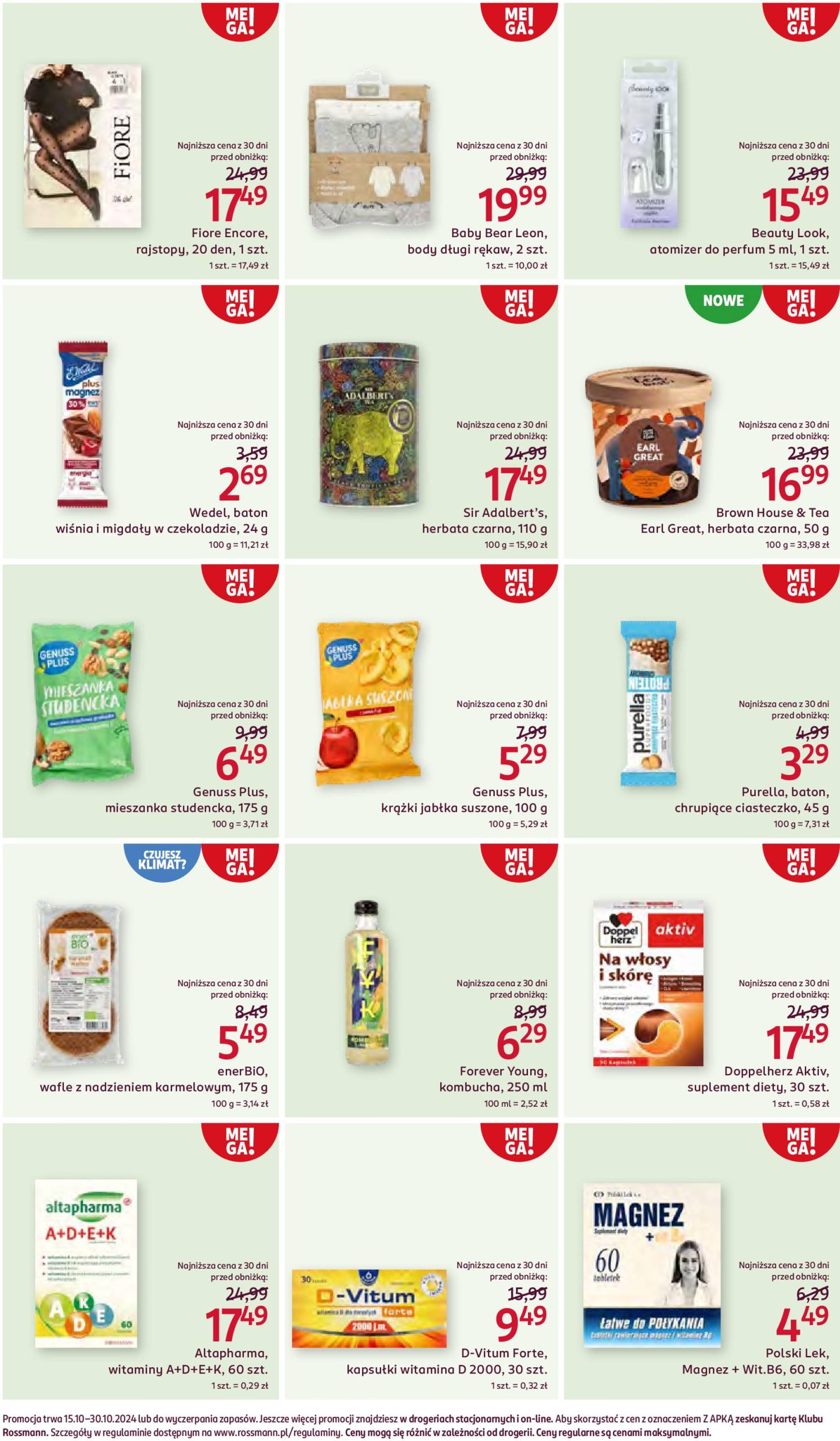 Rossmann gazetka ważna od 15.10. - 30.10. 12