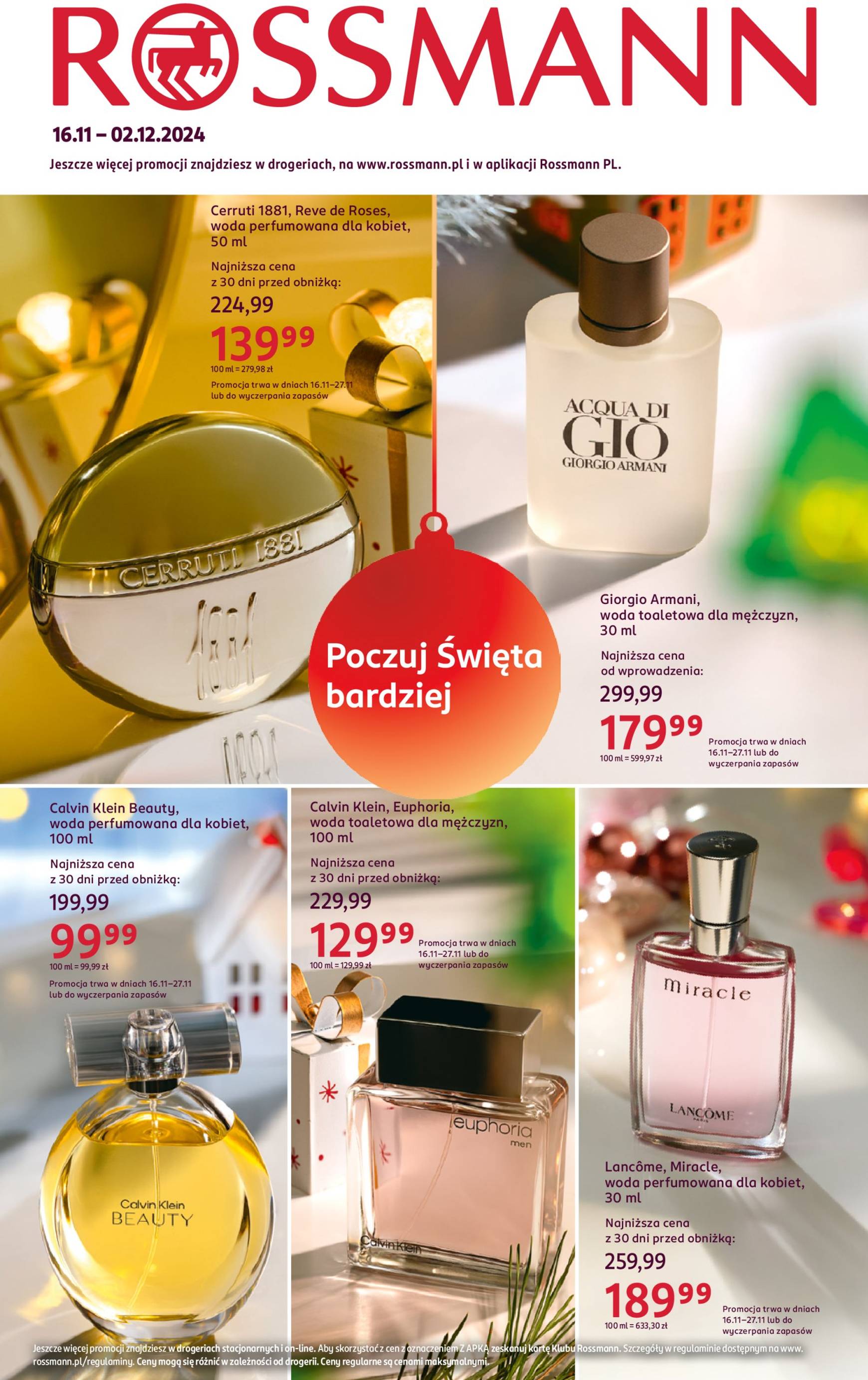 Rossmann gazetka ważna od 16.11. - 02.12.