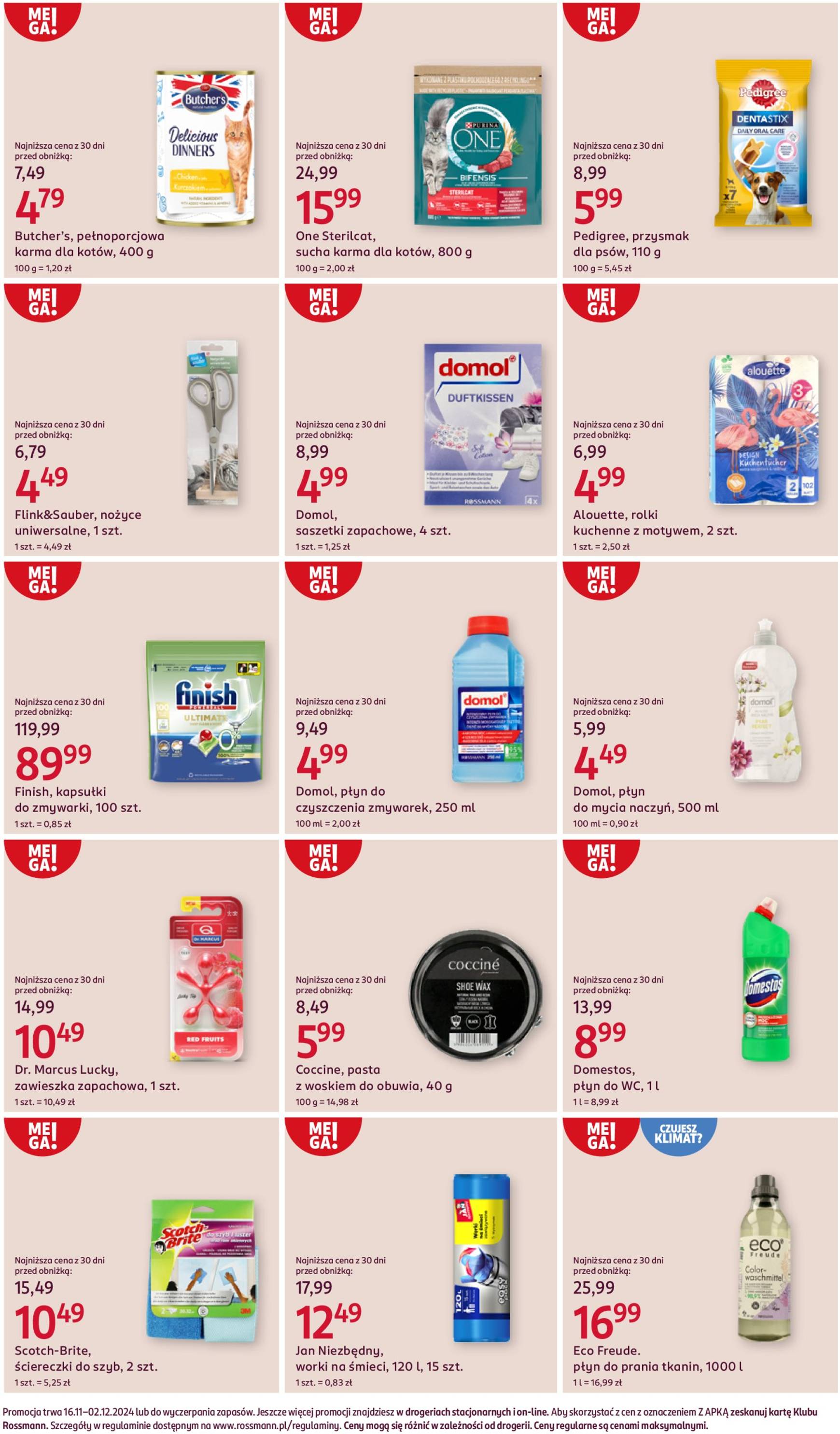 Rossmann gazetka ważna od 16.11. - 02.12. 12