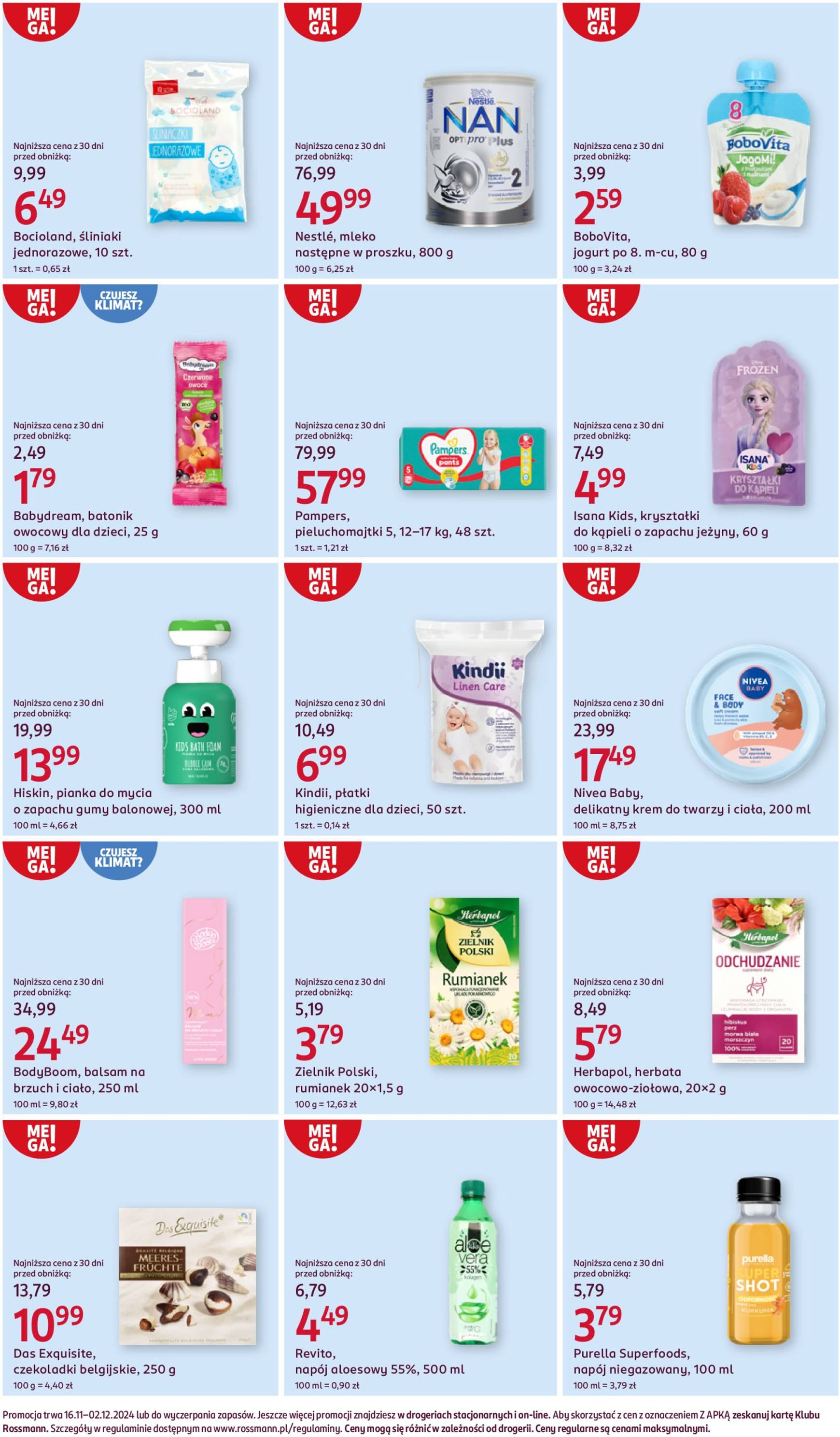 Rossmann gazetka ważna od 16.11. - 02.12. 13