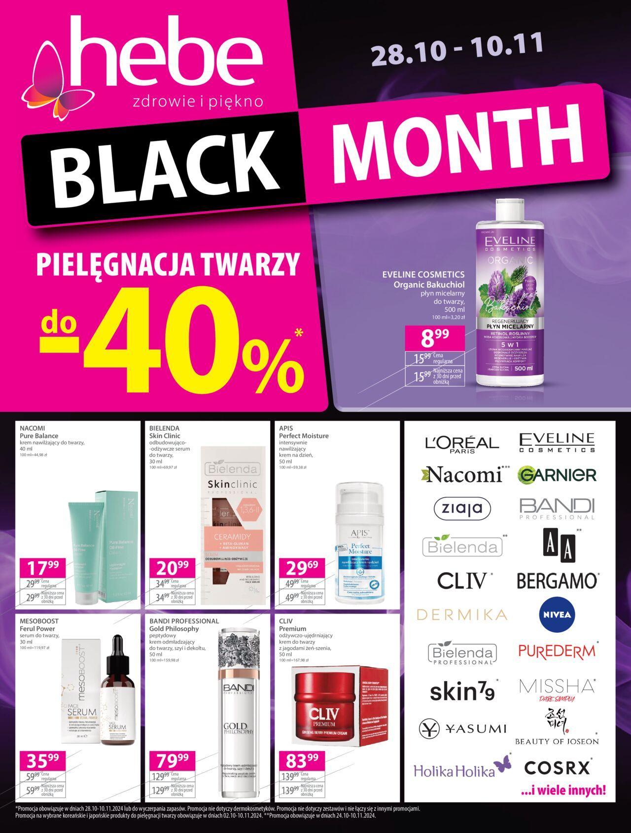 Hebe BLACK FRIDAY 28.10.2024 - 10.11.2024