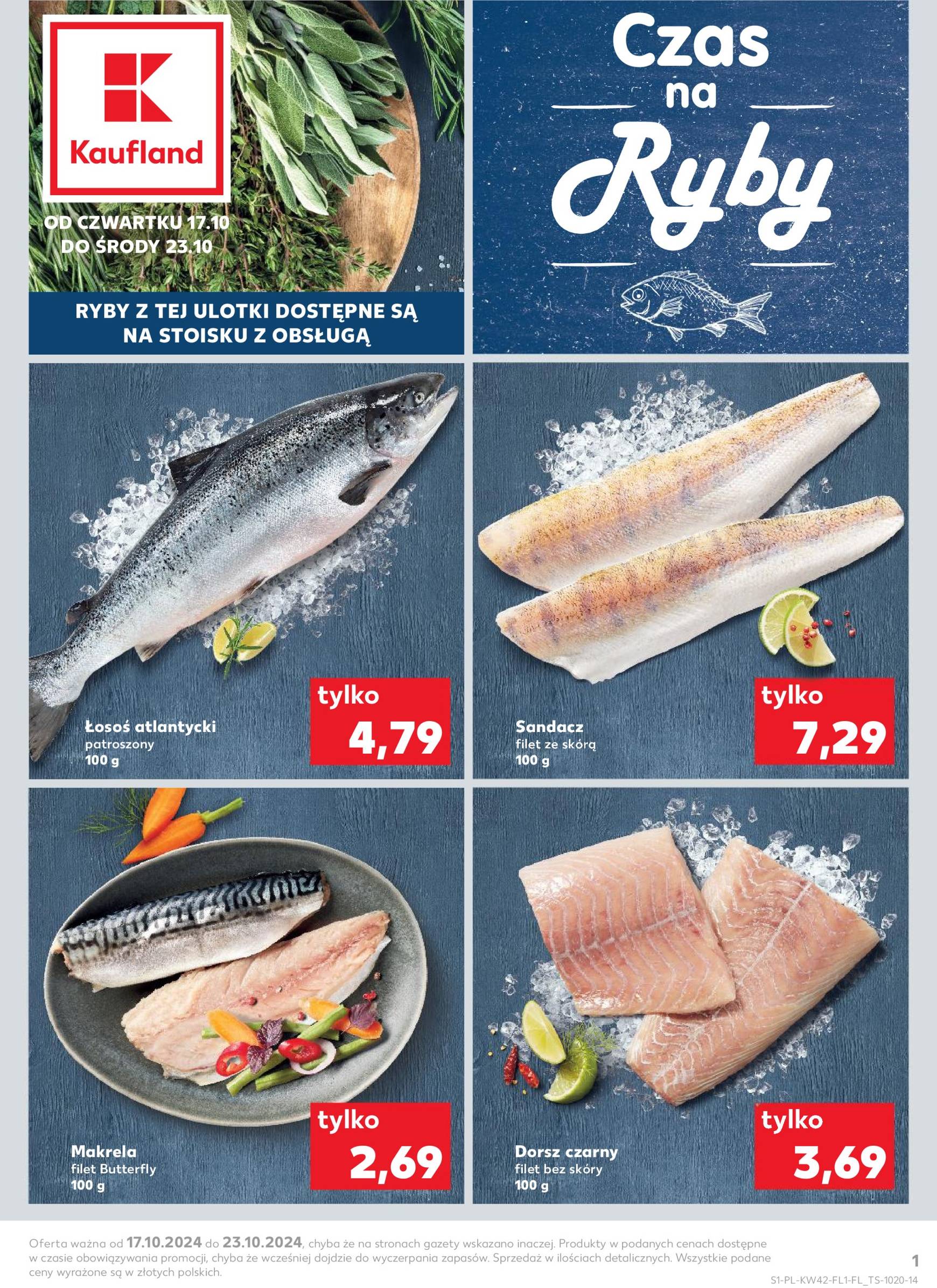 Kaufland - Czas na Ryby gazetka ważna od 17.10. - 23.10.