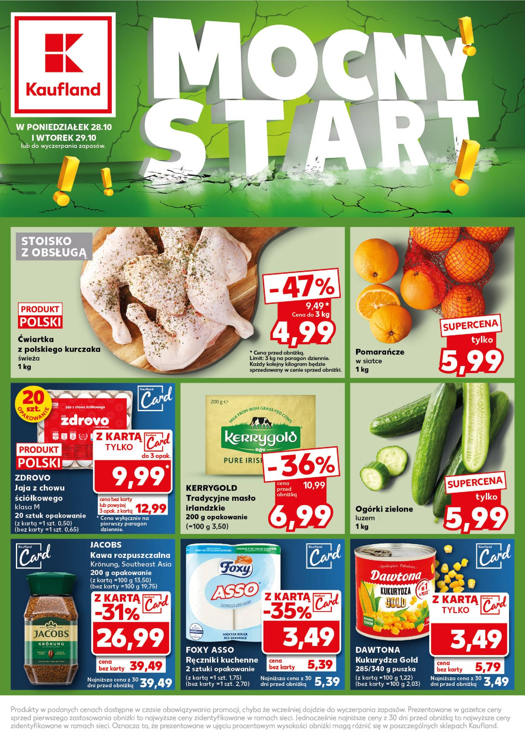 Kaufland - Mocny Start gazetka ważna od 28.10. - 29.10.