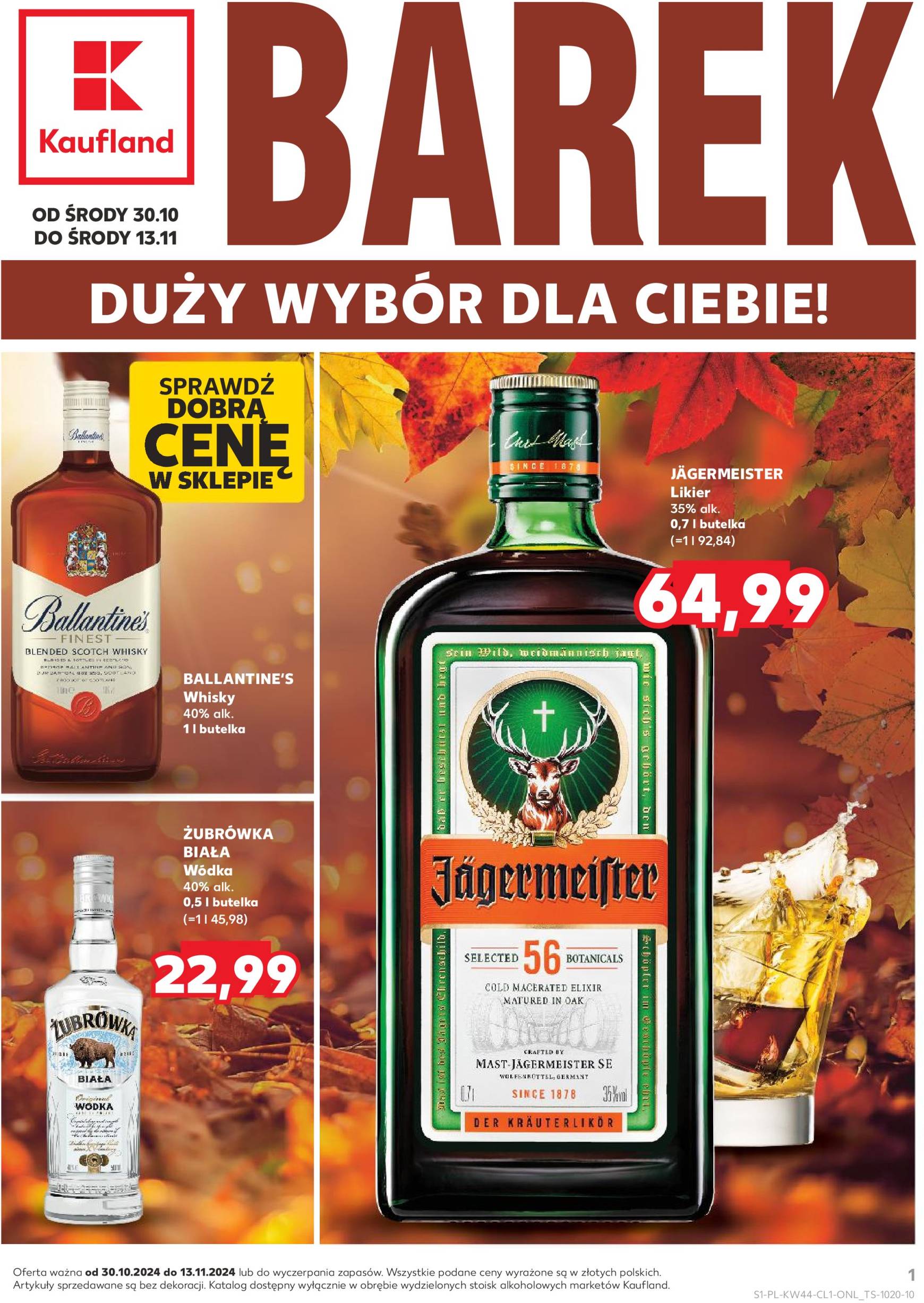 Kaufland - Barek gazetka ważna od 30.10. - 13.11.