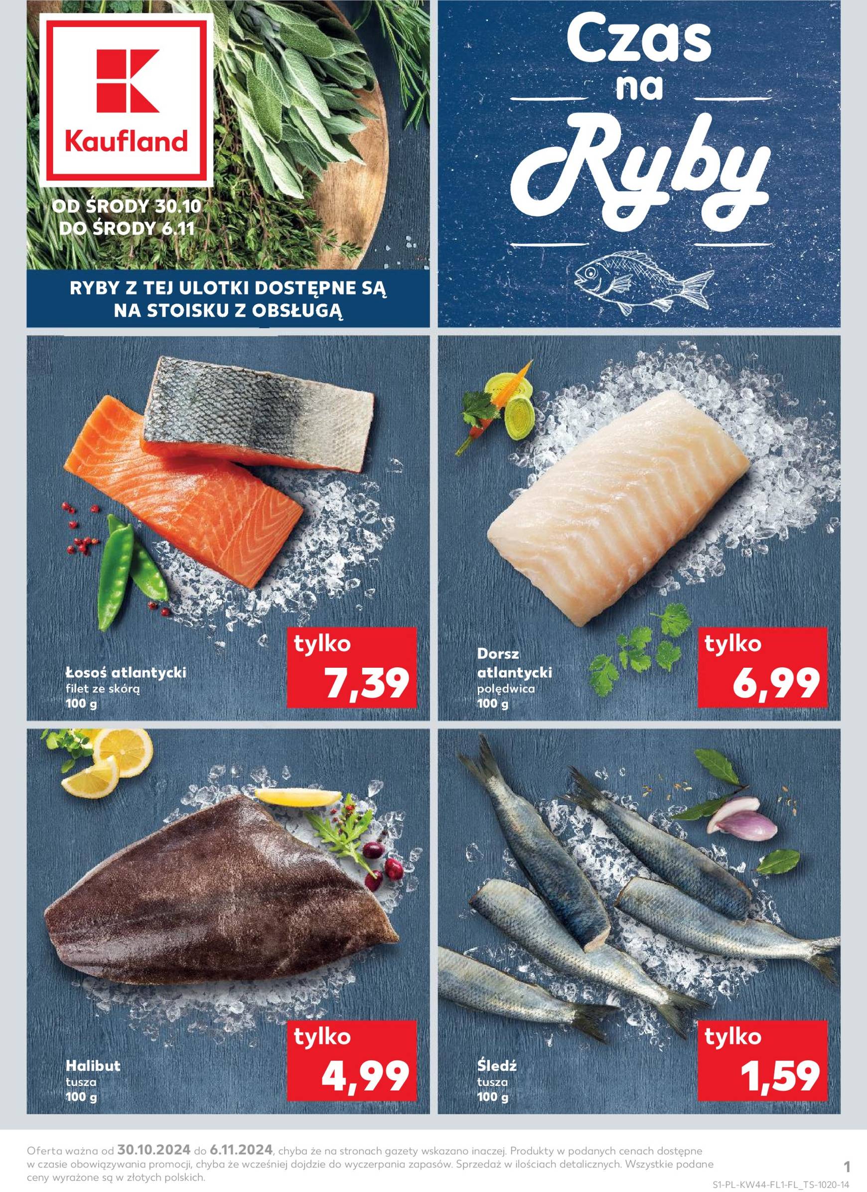 Kaufland - Czas na Ryby gazetka ważna od 30.10. - 06.11.