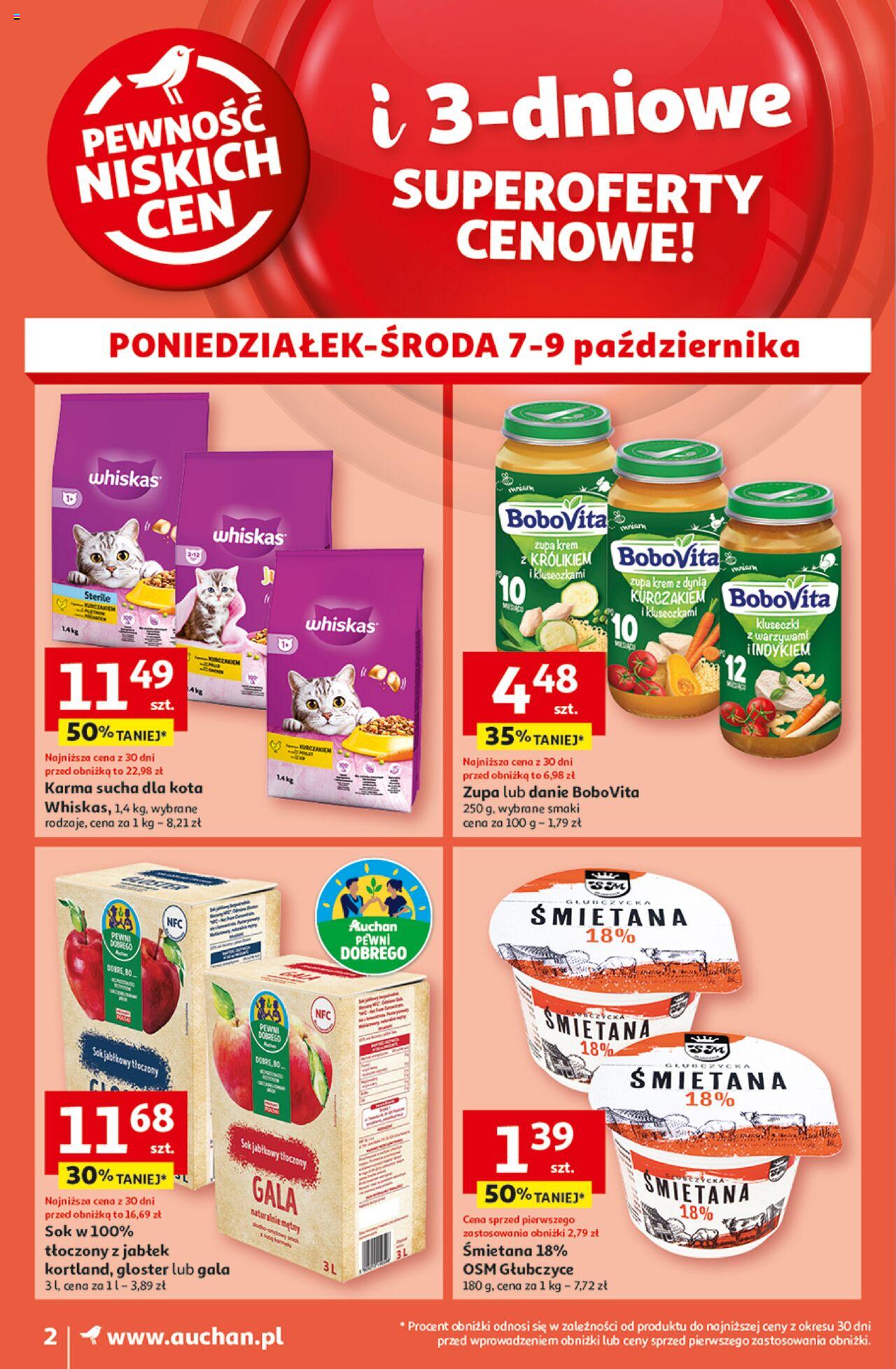 Auchan Gazetka - Pewność Niskich Cen PDF 03.10.2024 - 09.10.2024 2