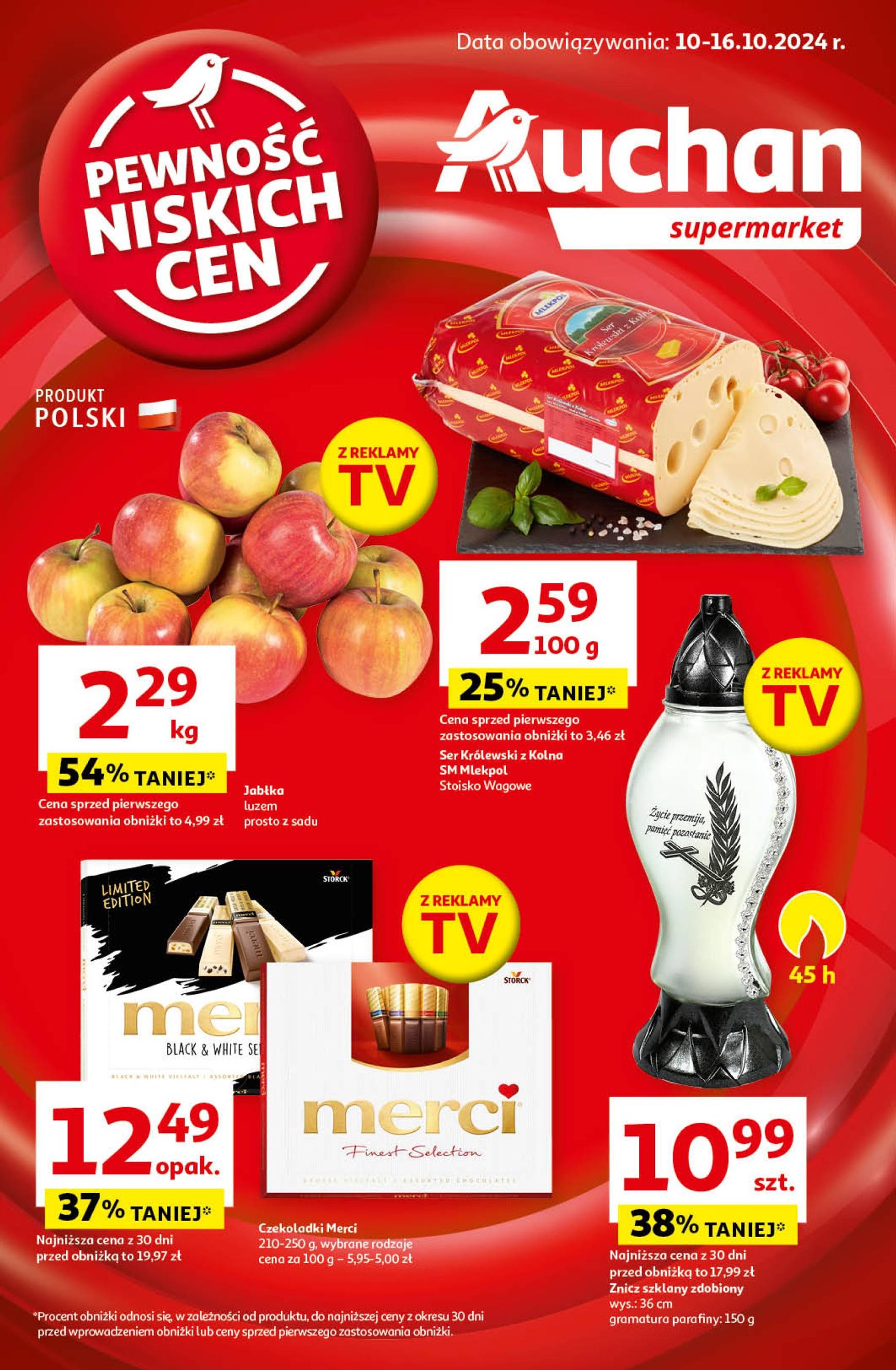 Supermarket Auchan gazetka ważna od 10.10. - 16.10.