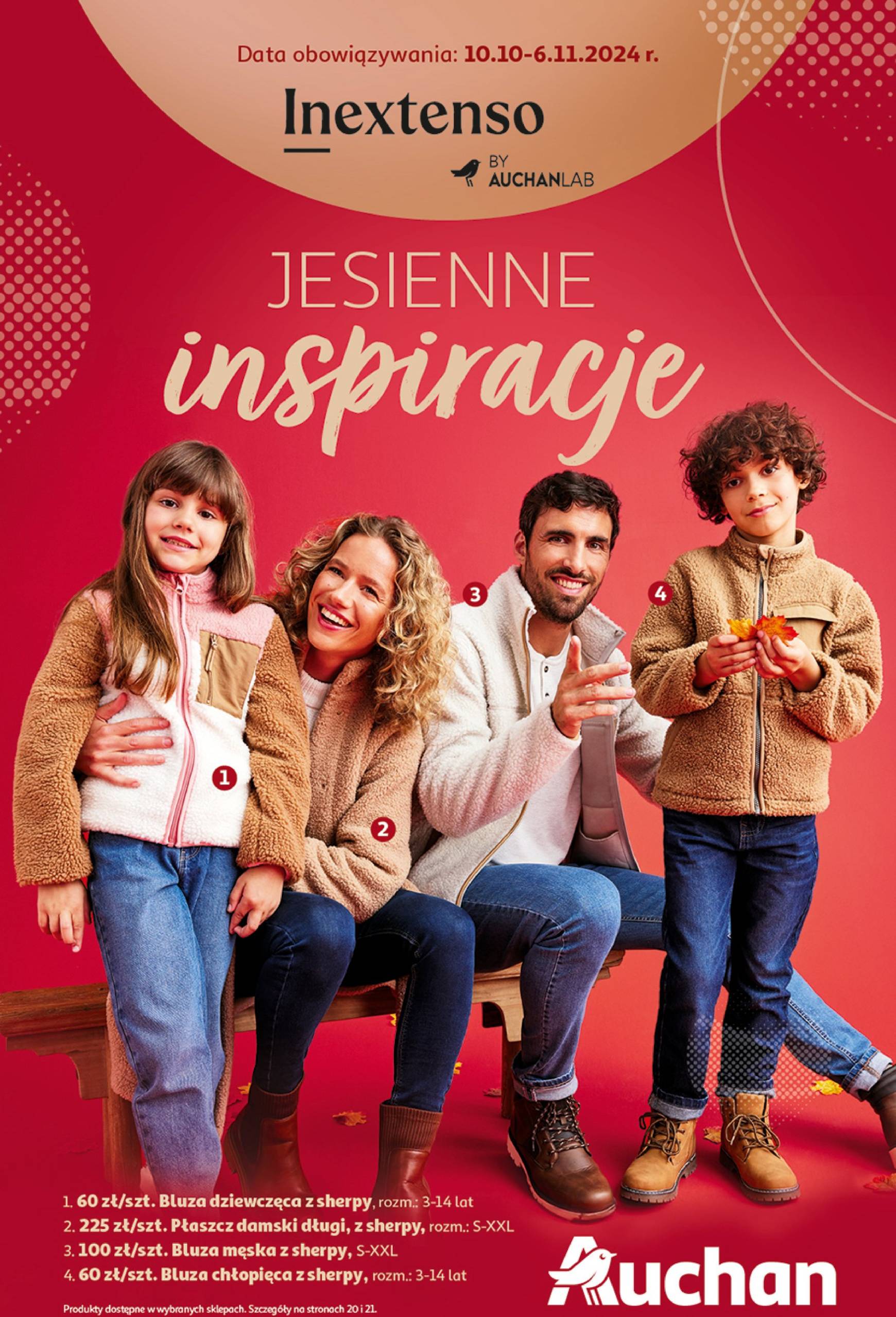 Auchan - Katalog Jesienne inspiracje Inextenso by AUCHANLAB gazetka ważna od 10.10. - 06.11. 1