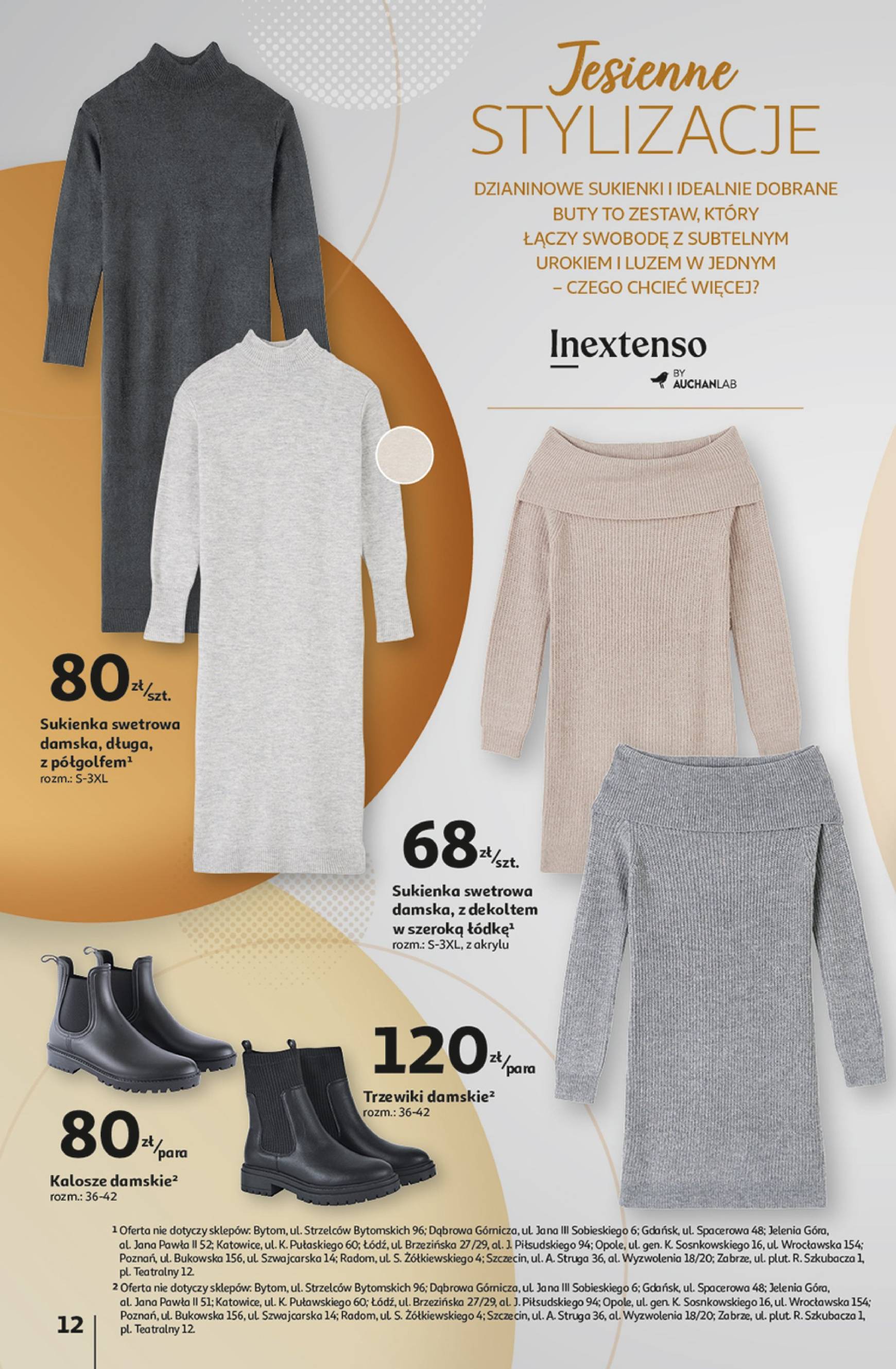 Auchan - Katalog Jesienne inspiracje Inextenso by AUCHANLAB gazetka ważna od 10.10. - 06.11. 12