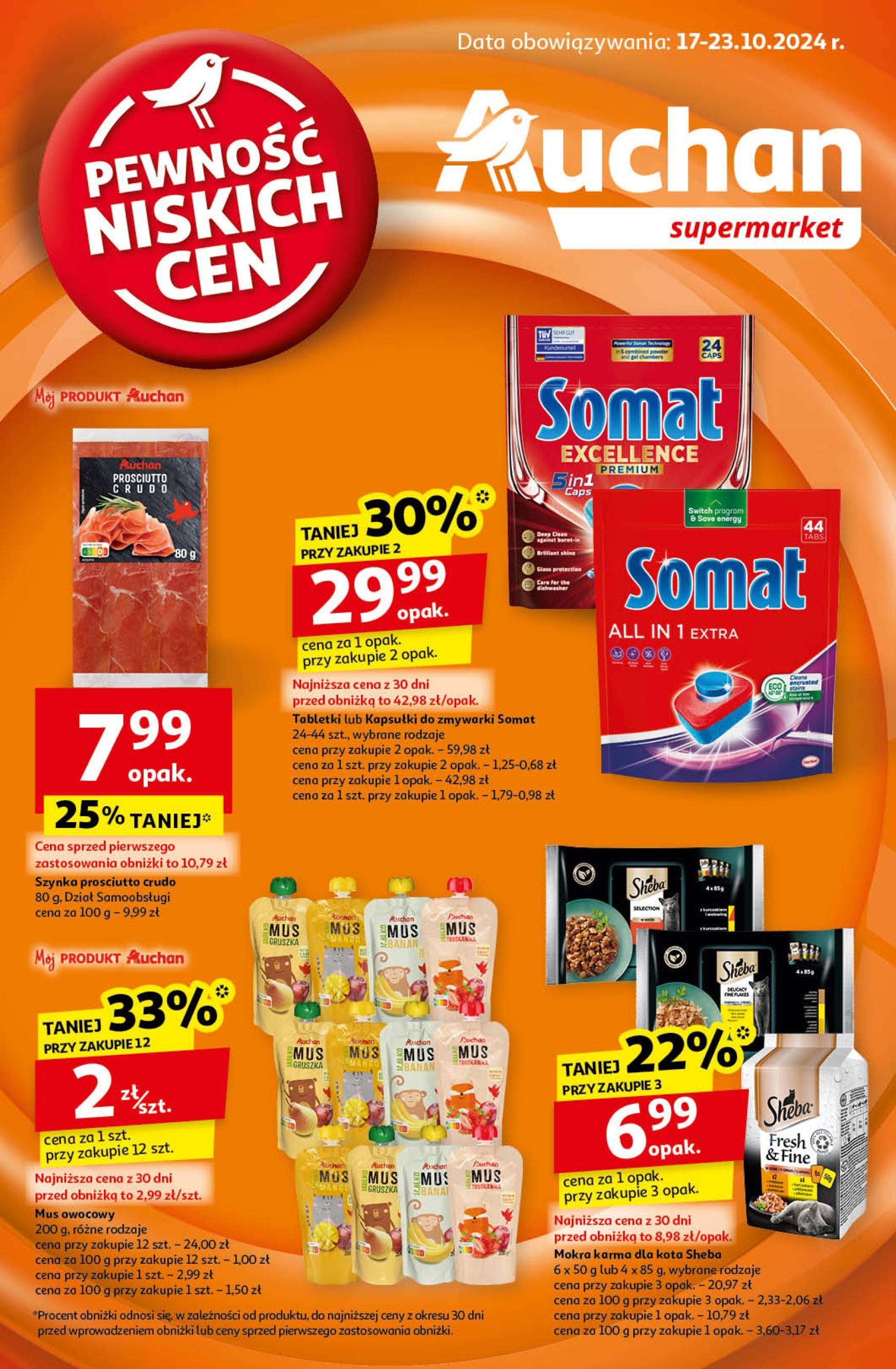 Supermarket Auchan gazetka ważna od 17.10. - 23.10.