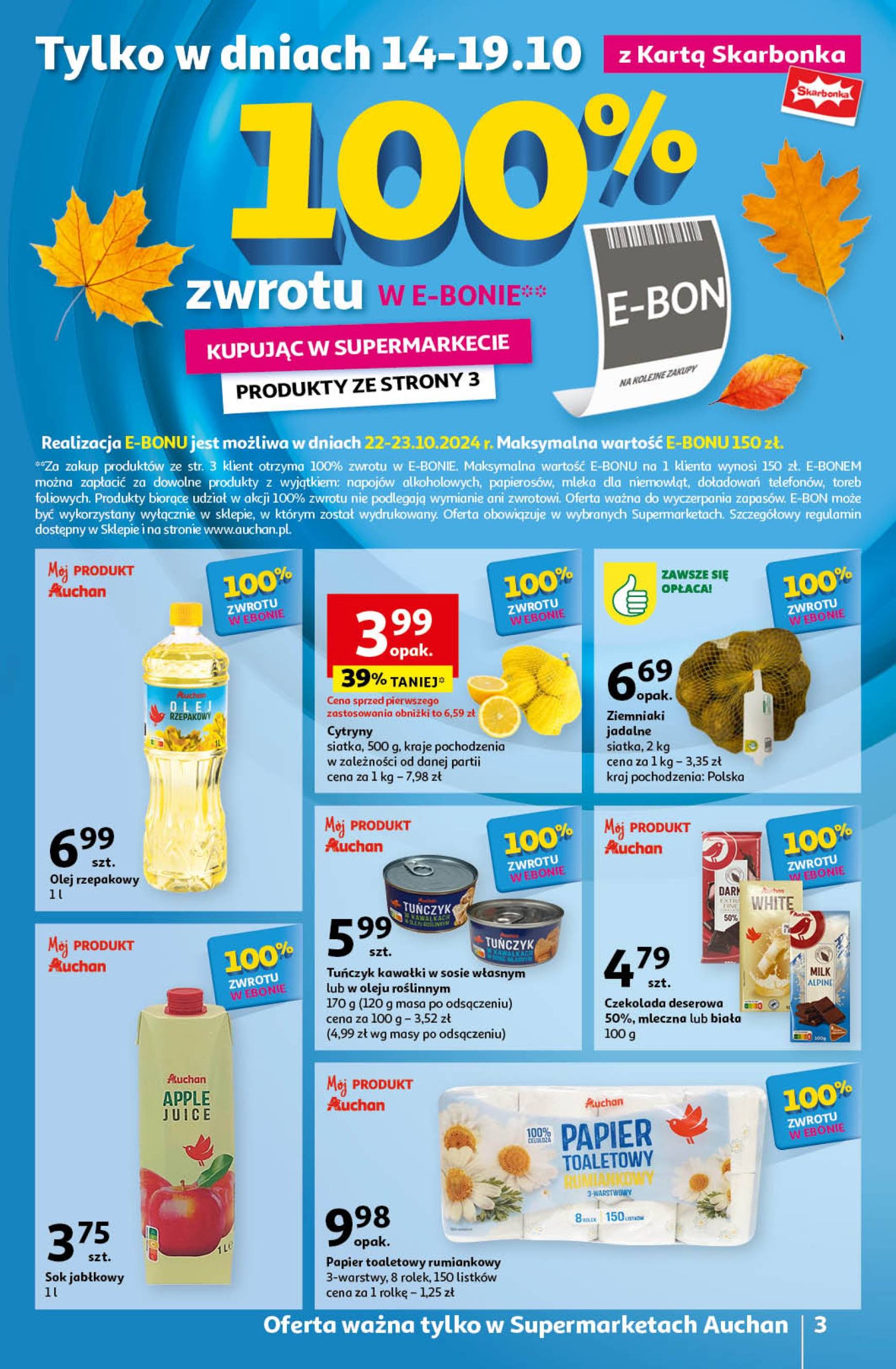 Supermarket Auchan gazetka ważna od 17.10. - 23.10. 3