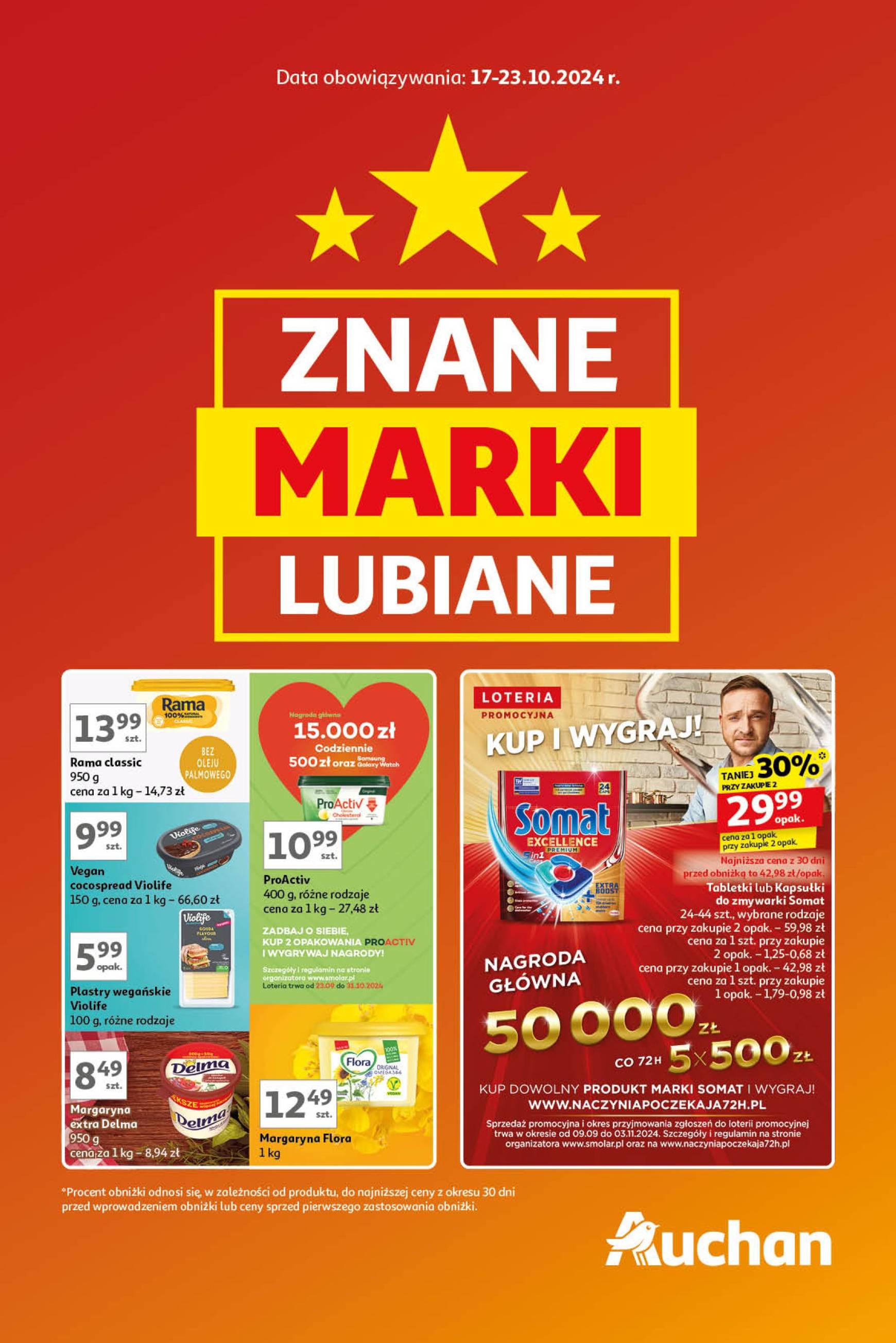 Auchan - Znane Marki Lubiane gazetka ważna od 17.10. - 23.10.