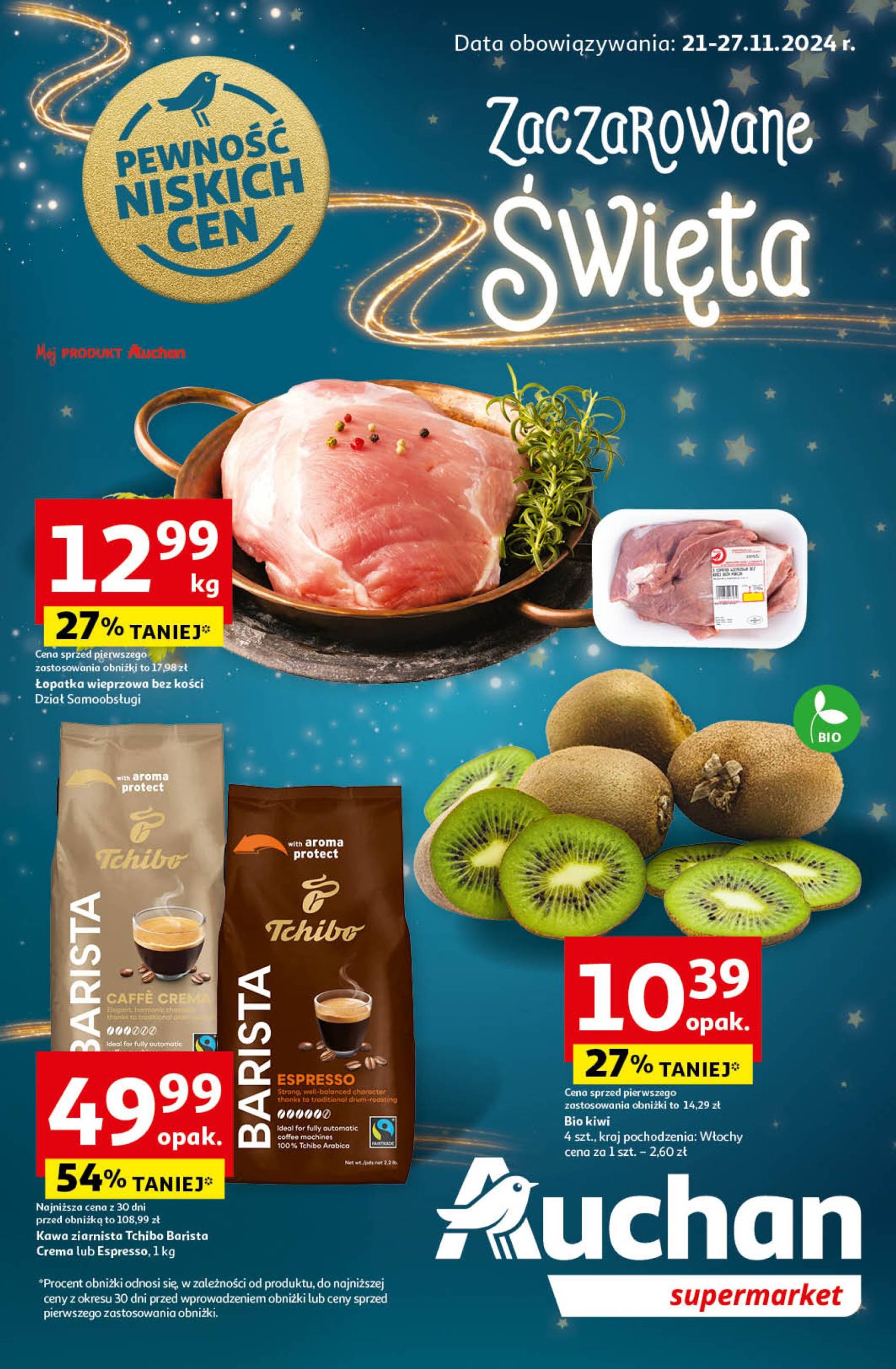 Supermarket Auchan gazetka ważna od 21.11. - 27.11.