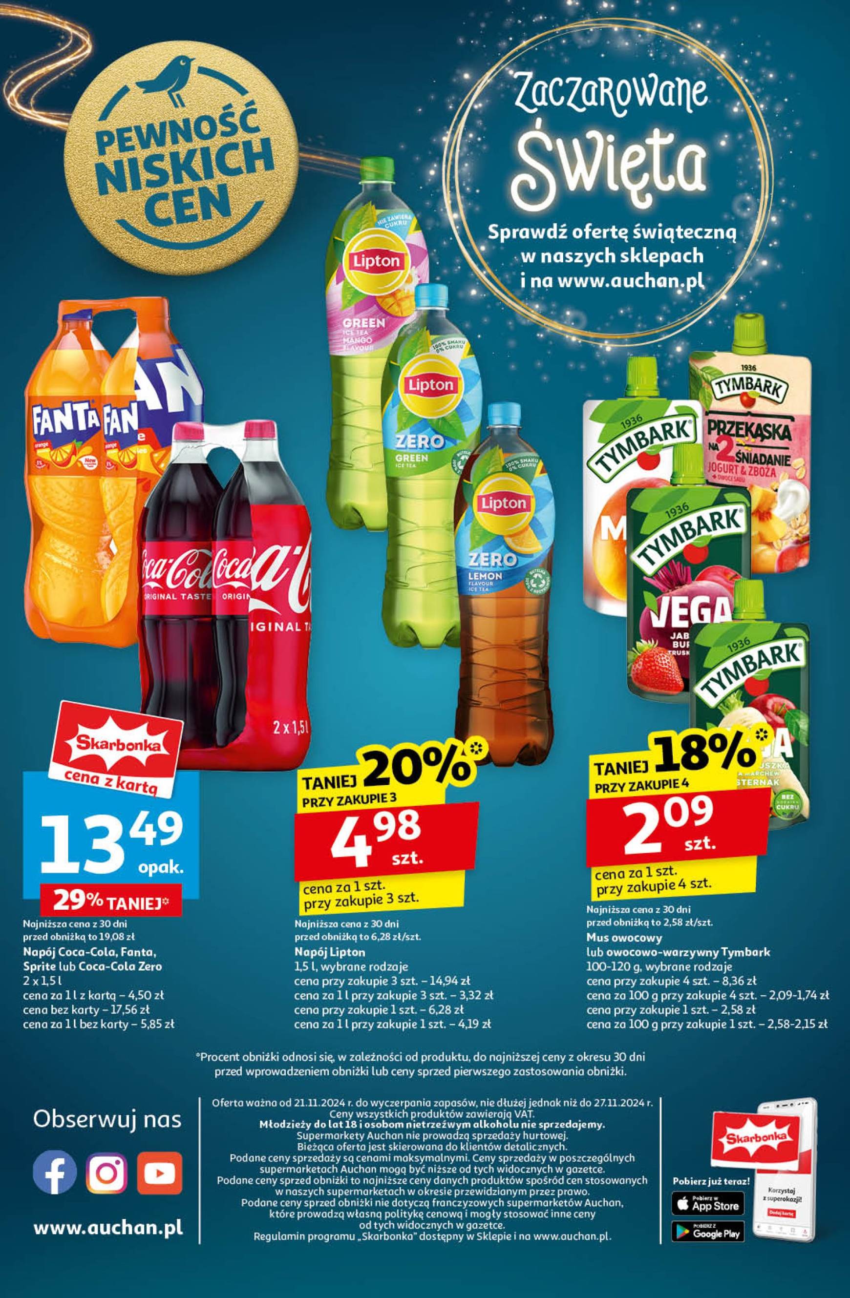 Supermarket Auchan gazetka ważna od 21.11. - 27.11. 14