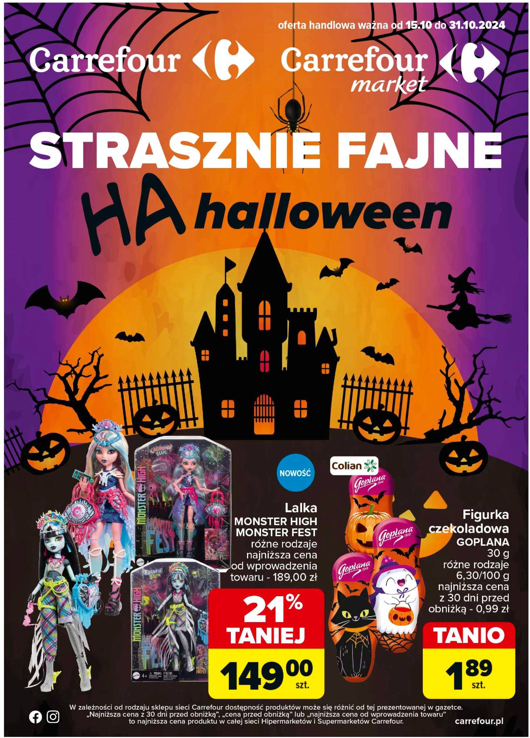 Carrefour - Halloween gazetka ważna od 15.10. - 31.10.