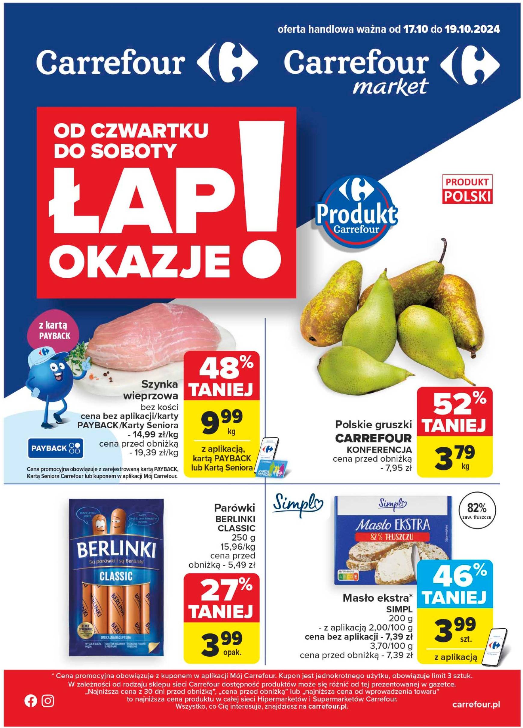 Carrefour - Lap okazje gazetka ważna od 17.10. - 19.10.