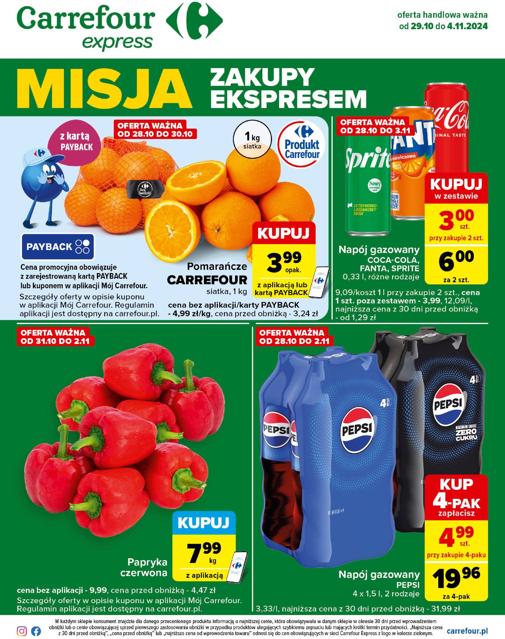 Carrefour Express gazetka ważna od 29.10. - 04.11.