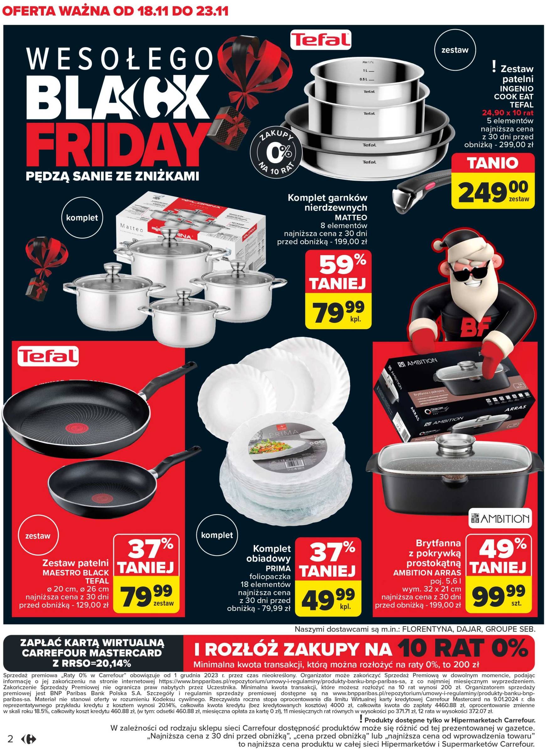 Carrefour - Black Friday gazetka ważna od 18.11. - 23.11. 2