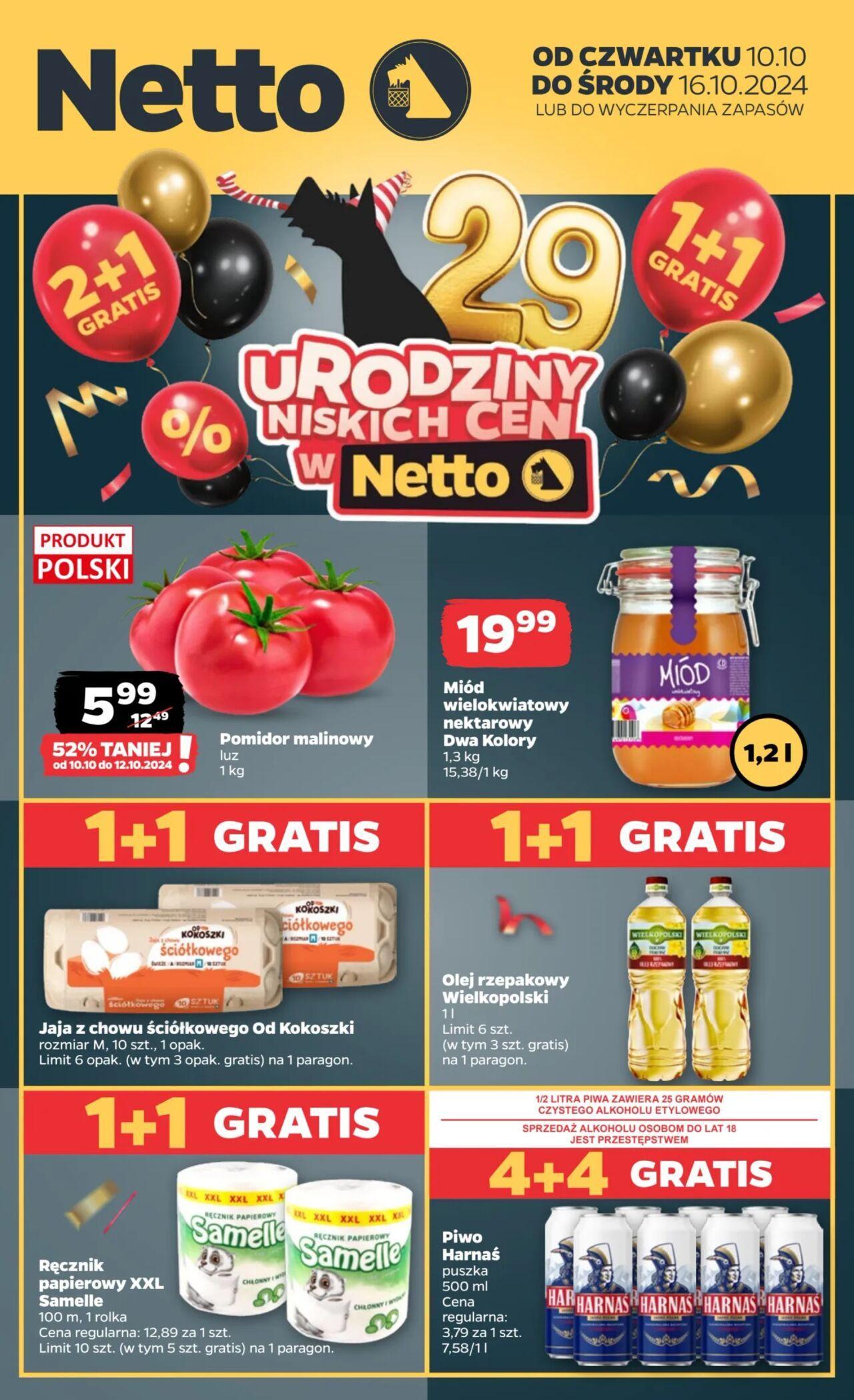 Netto gazetka - Spożywcza 10.10.2024 - 16.10.2024