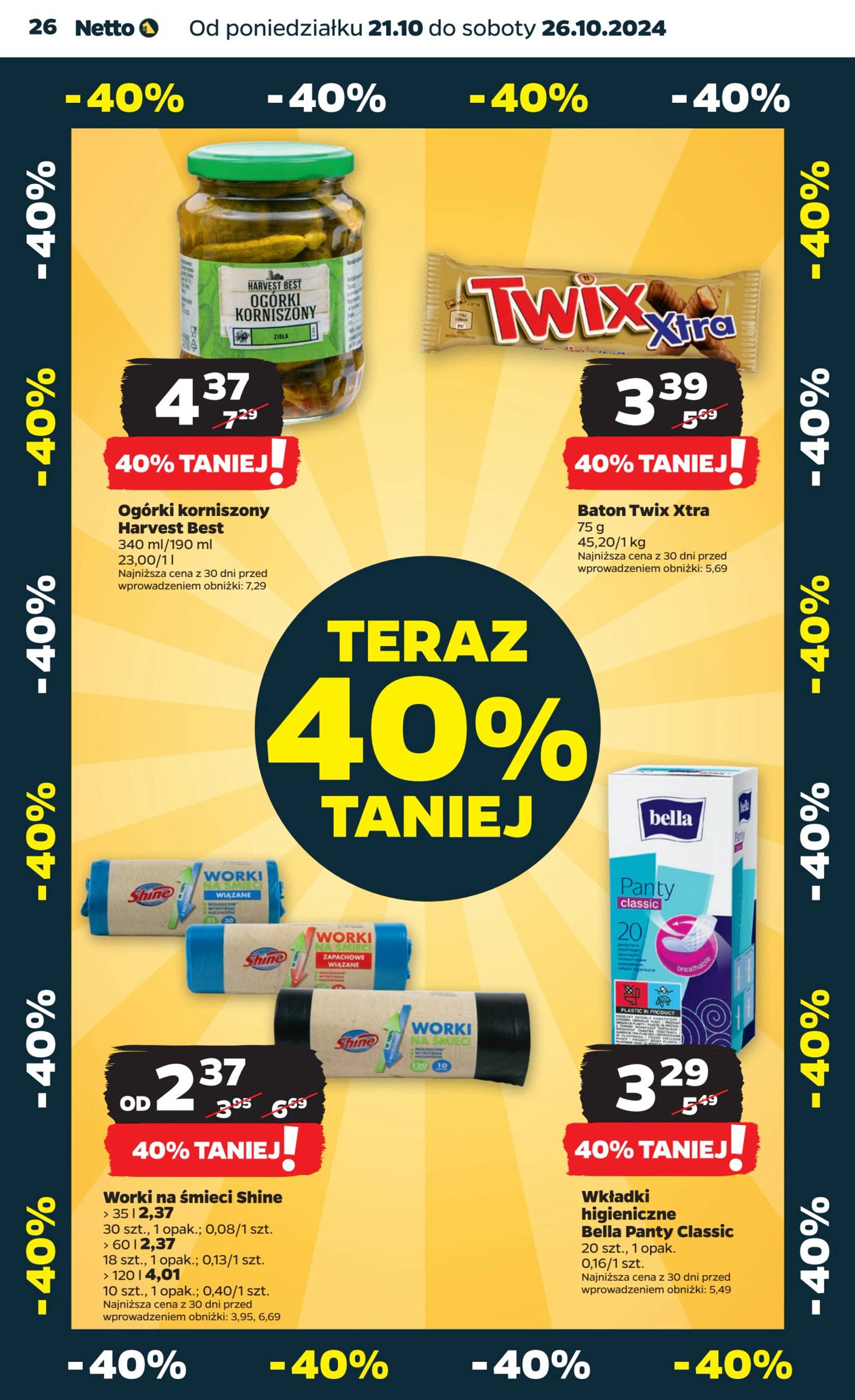 Netto gazetka ważna od 21.10. - 26.10. 26