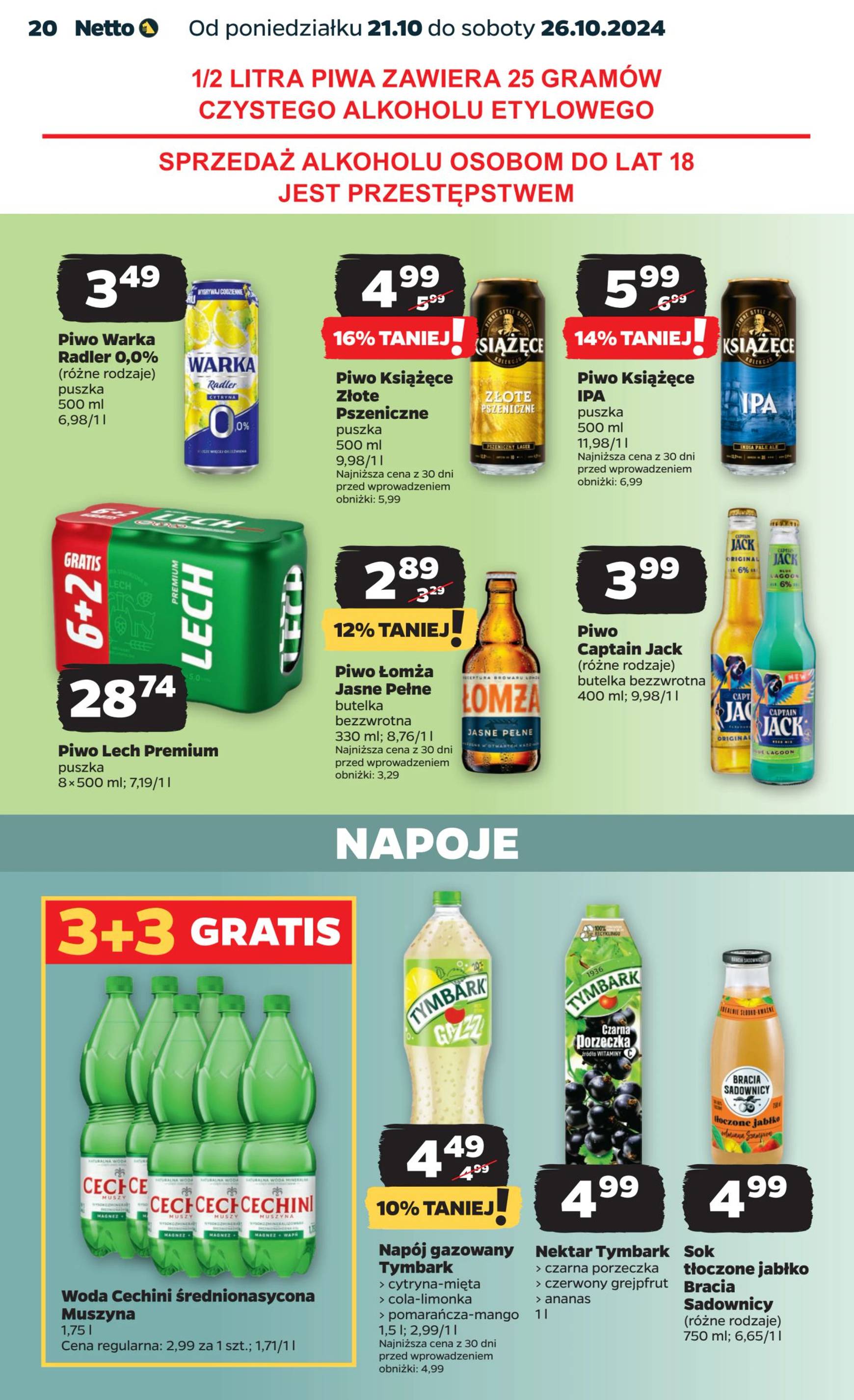 Netto gazetka ważna od 21.10. - 26.10. 20