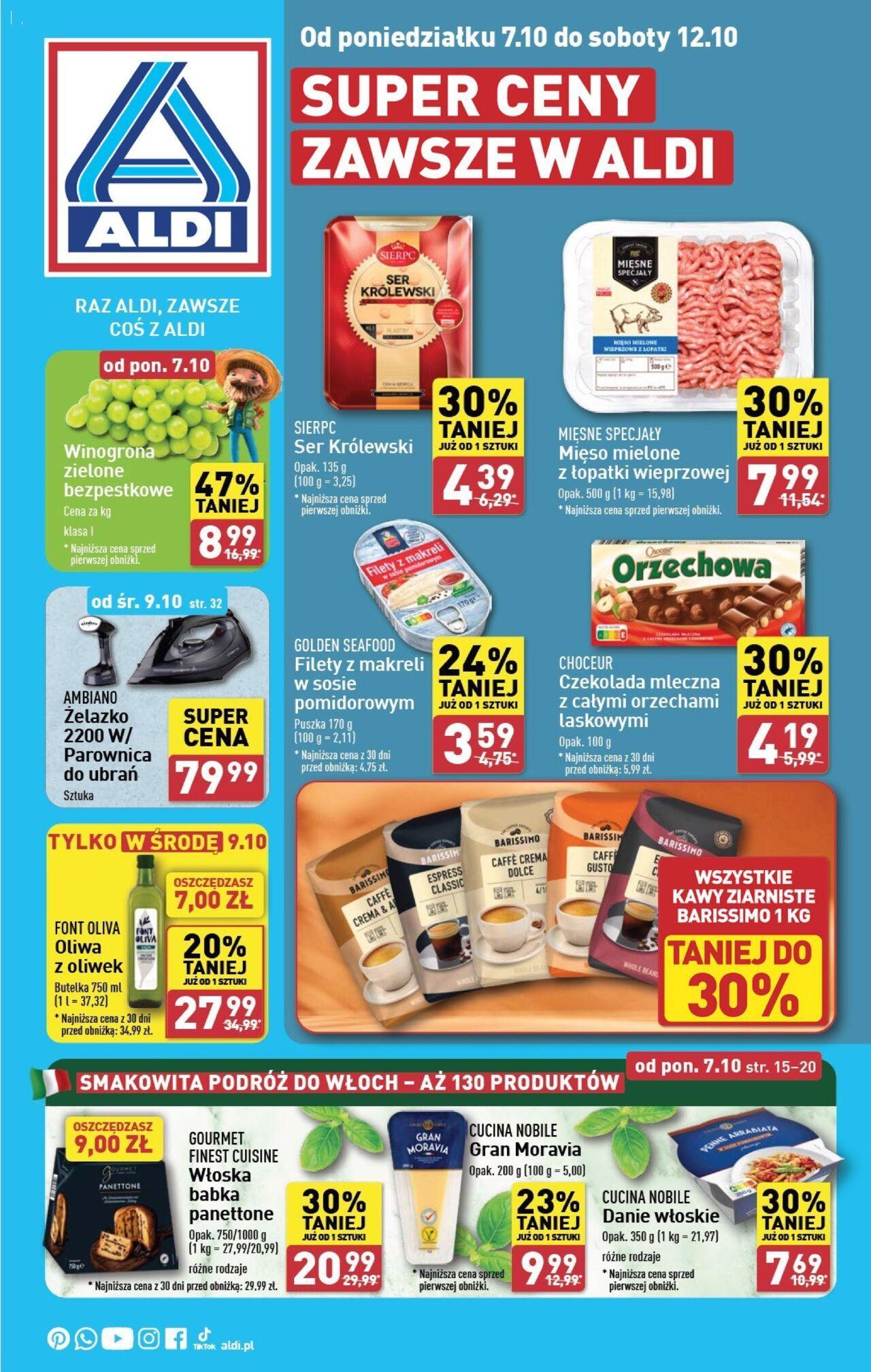 Aldi Gazetka 07.10.2024 - 12.10.2024 1