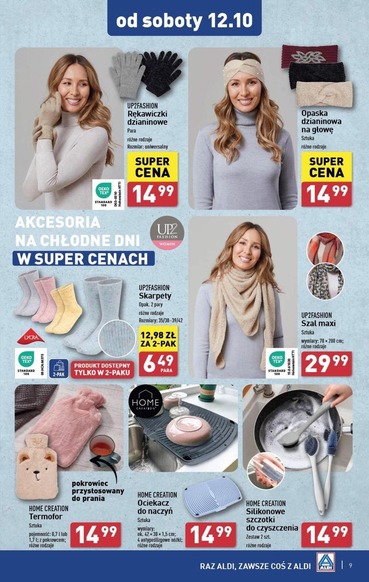 Aldi Gazetka - Artykuły przemysłowe i tekstylia 07.10.2024 - 12.10.2024 9