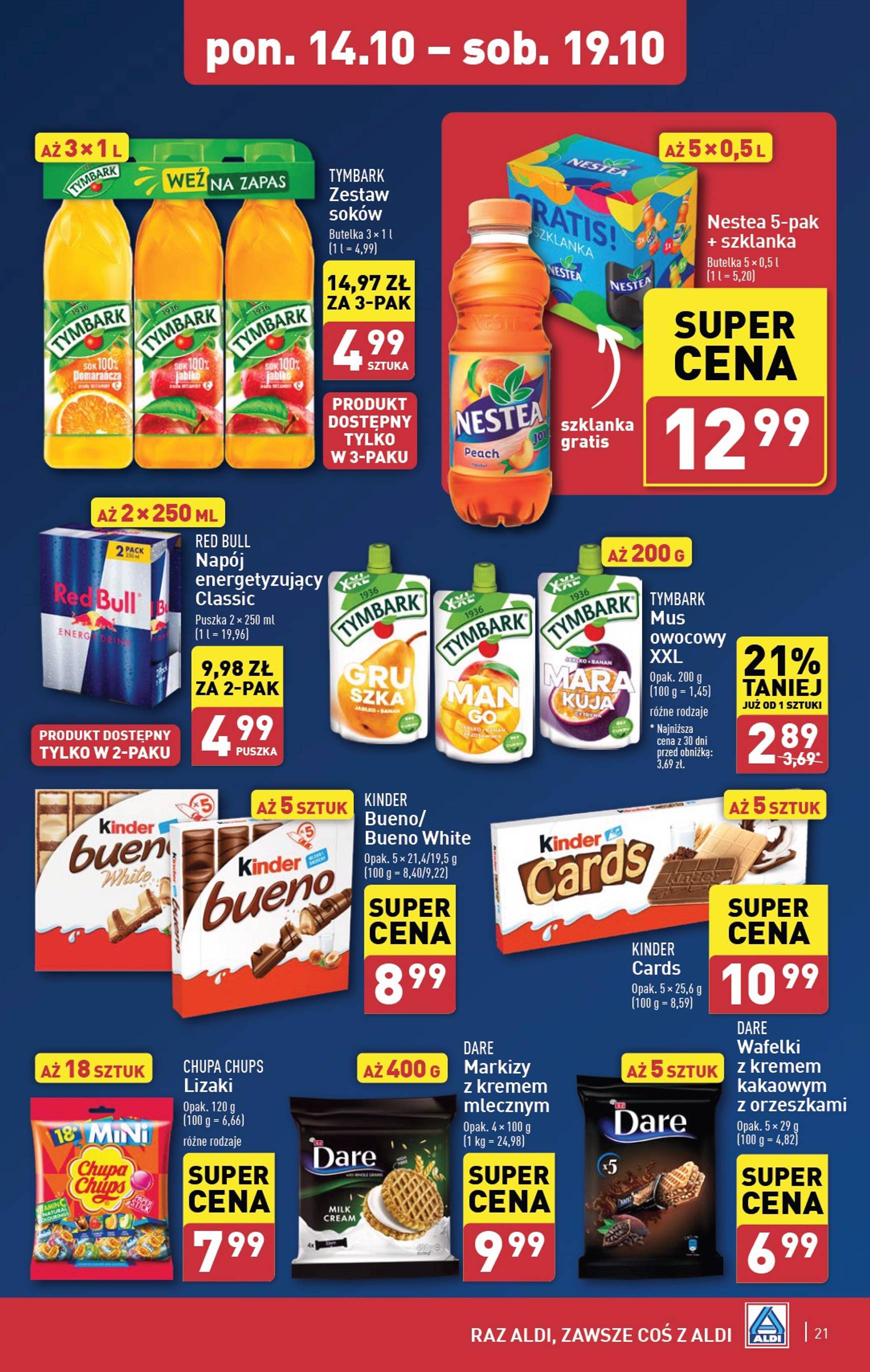 ALDI gazetka ważna od 14.10. - 19.10. 21