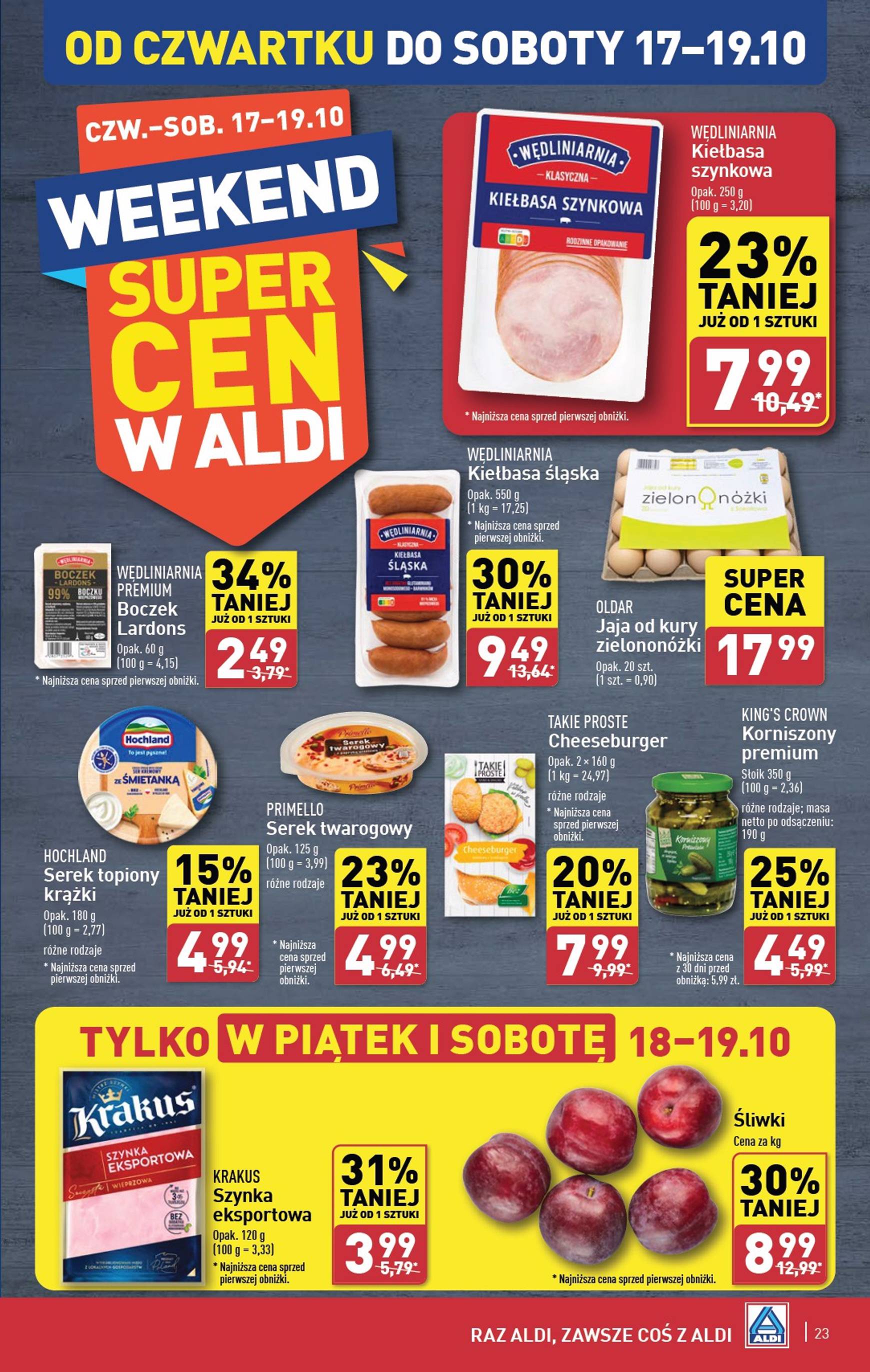 ALDI gazetka ważna od 14.10. - 19.10. 23