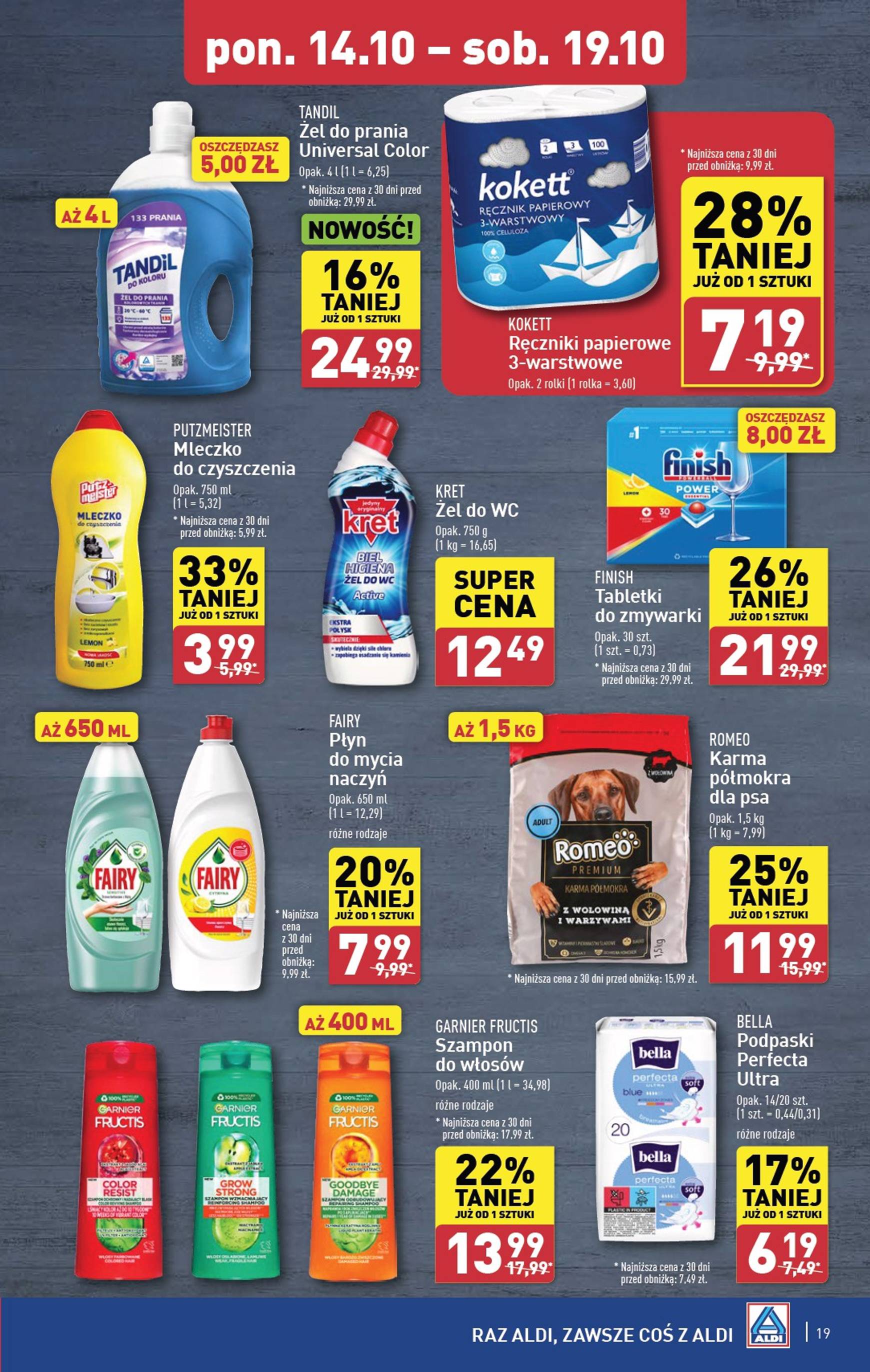 ALDI gazetka ważna od 14.10. - 19.10. 19