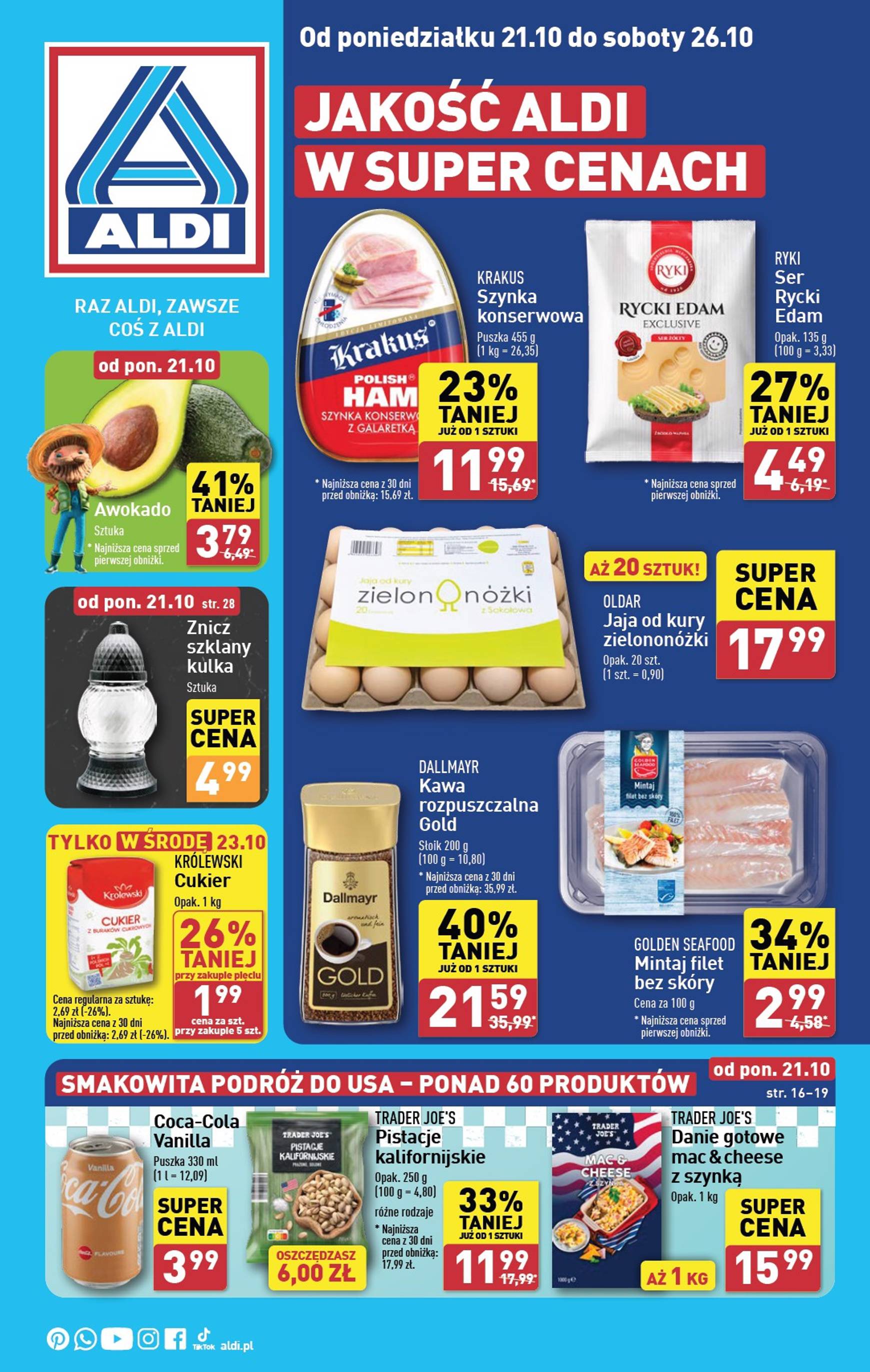 ALDI gazetka ważna od 21.10. - 26.10.