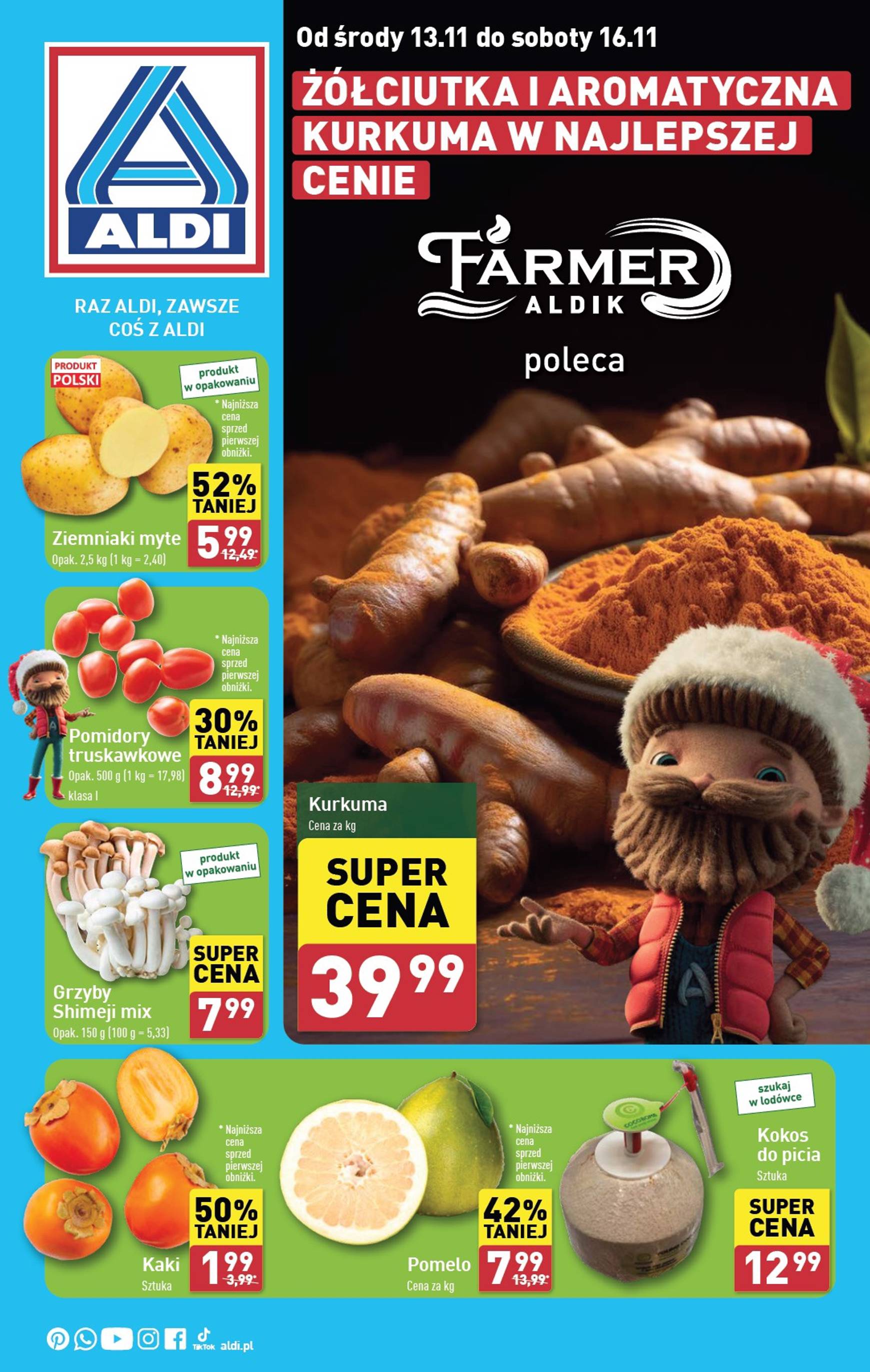 ALDI - Farmer Aldik gazetka ważna od 13.11. - 16.11.