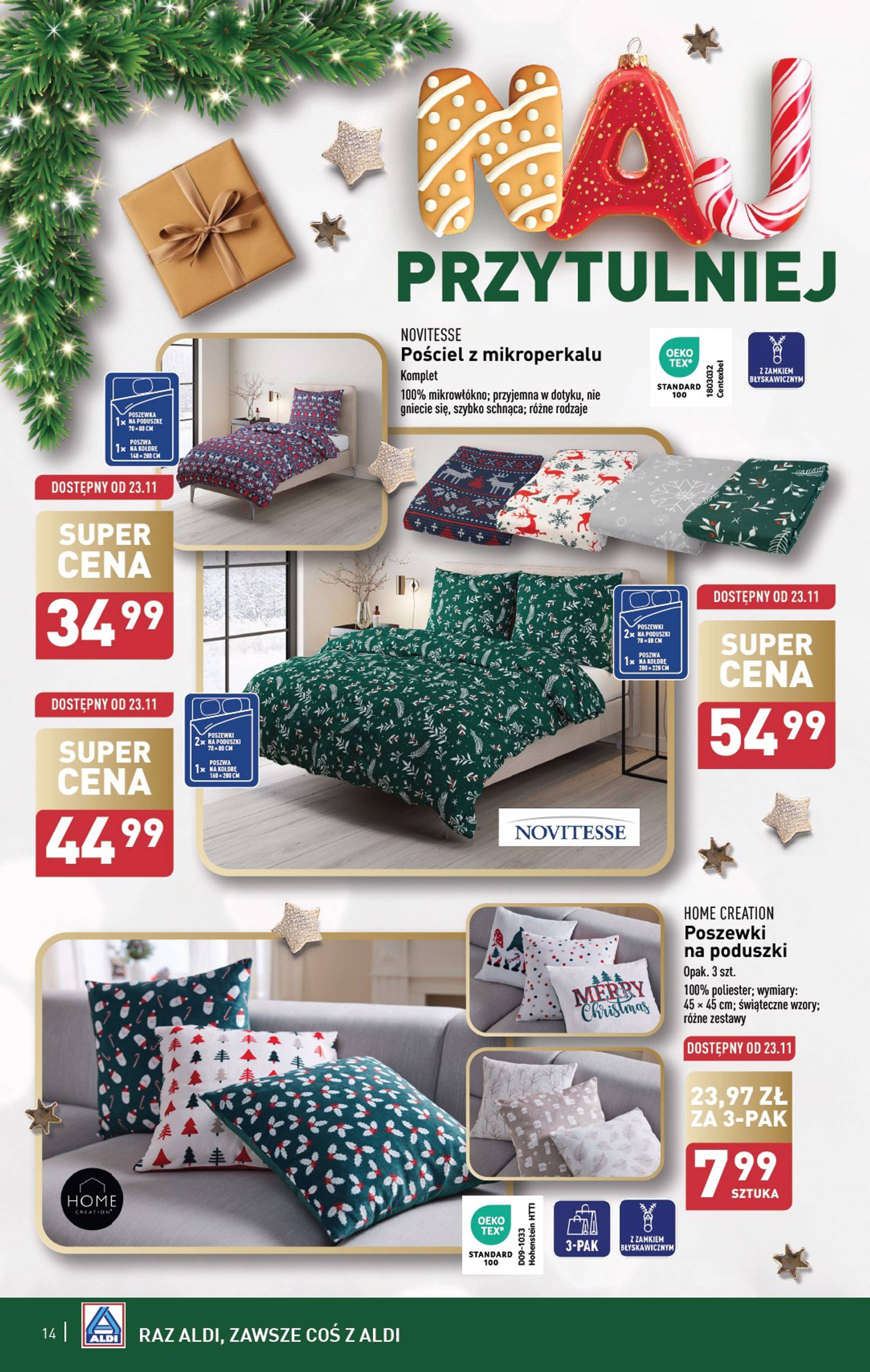 ALDI - Świąt gazetka ważna od 06.11. - 31.12. 14