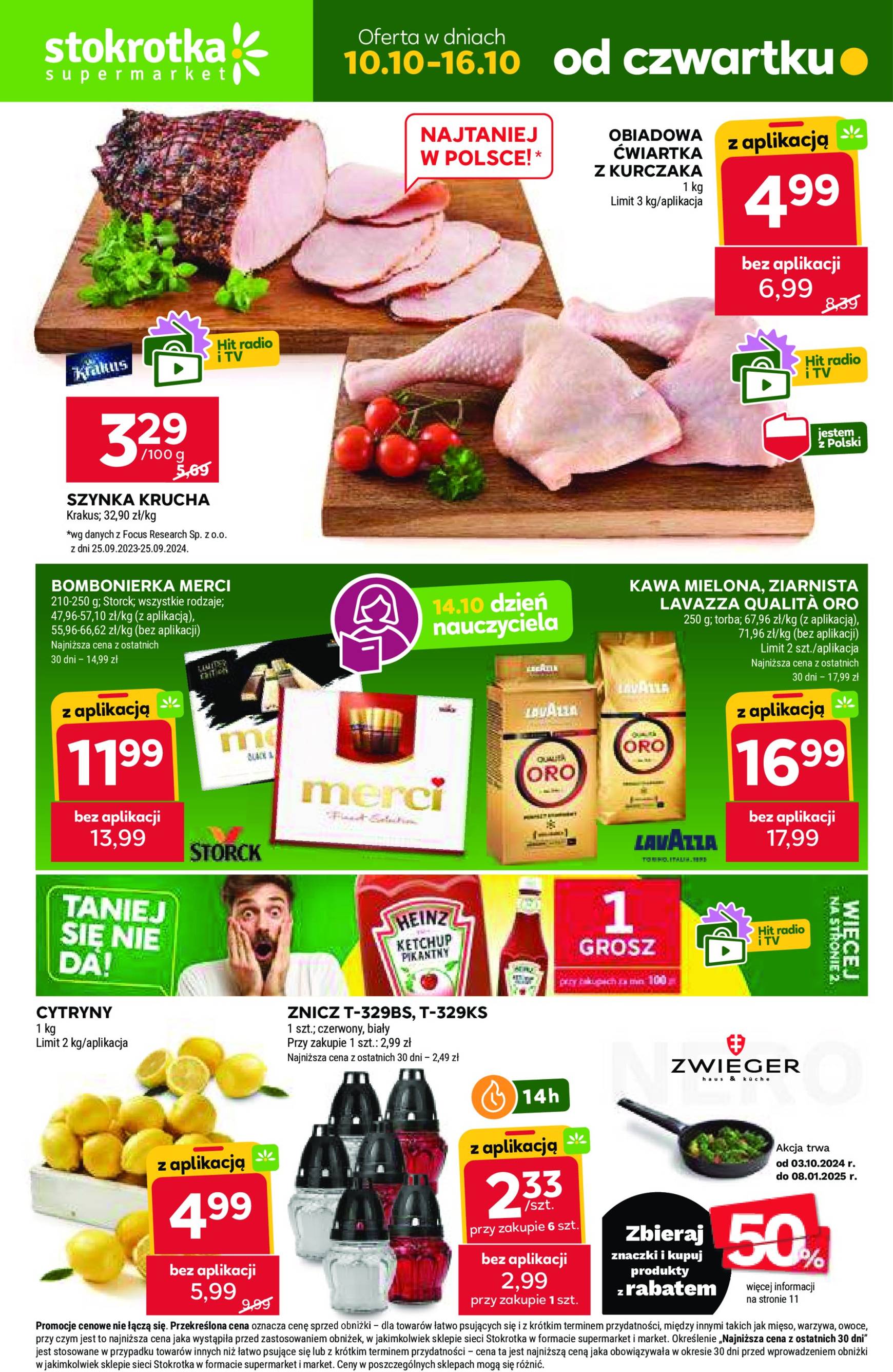 Stokrotka - Supermarket gazetka ważna od 10.10. - 16.10.