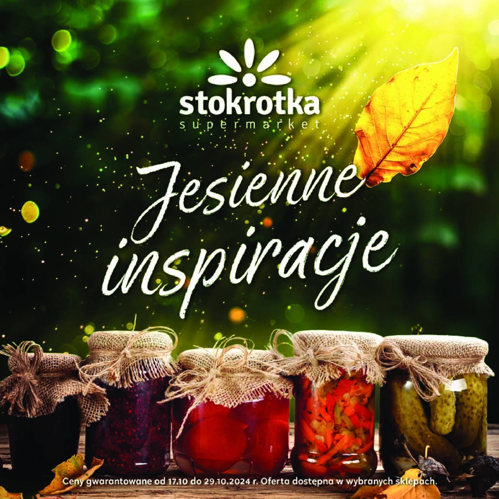 Stokrotka - Jesienne Inspiracje gazetka ważna od 17.10. - 29.10.