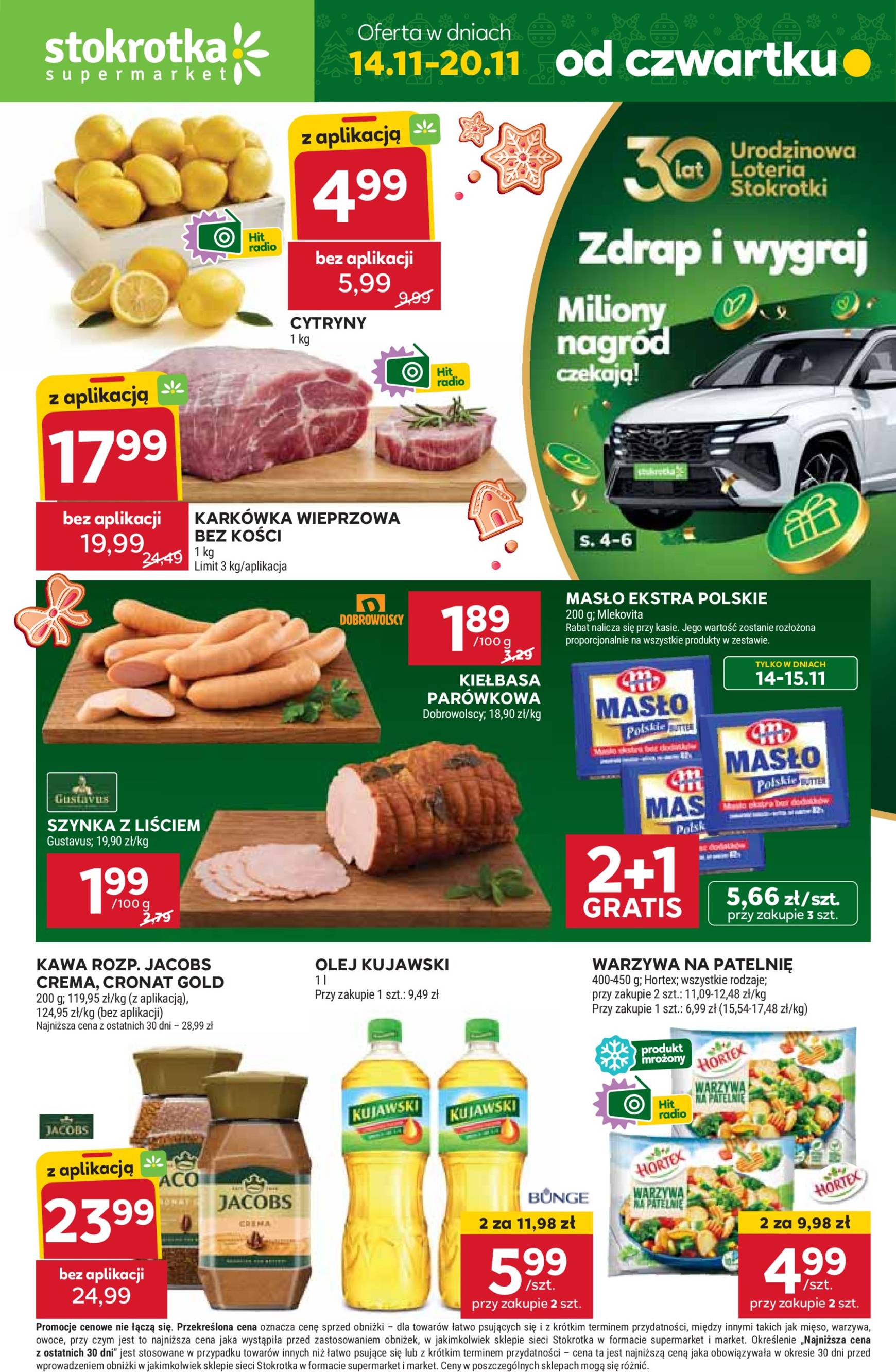 Stokrotka - Supermarket Opole, Radom gazetka ważna od 14.11. - 20.11.