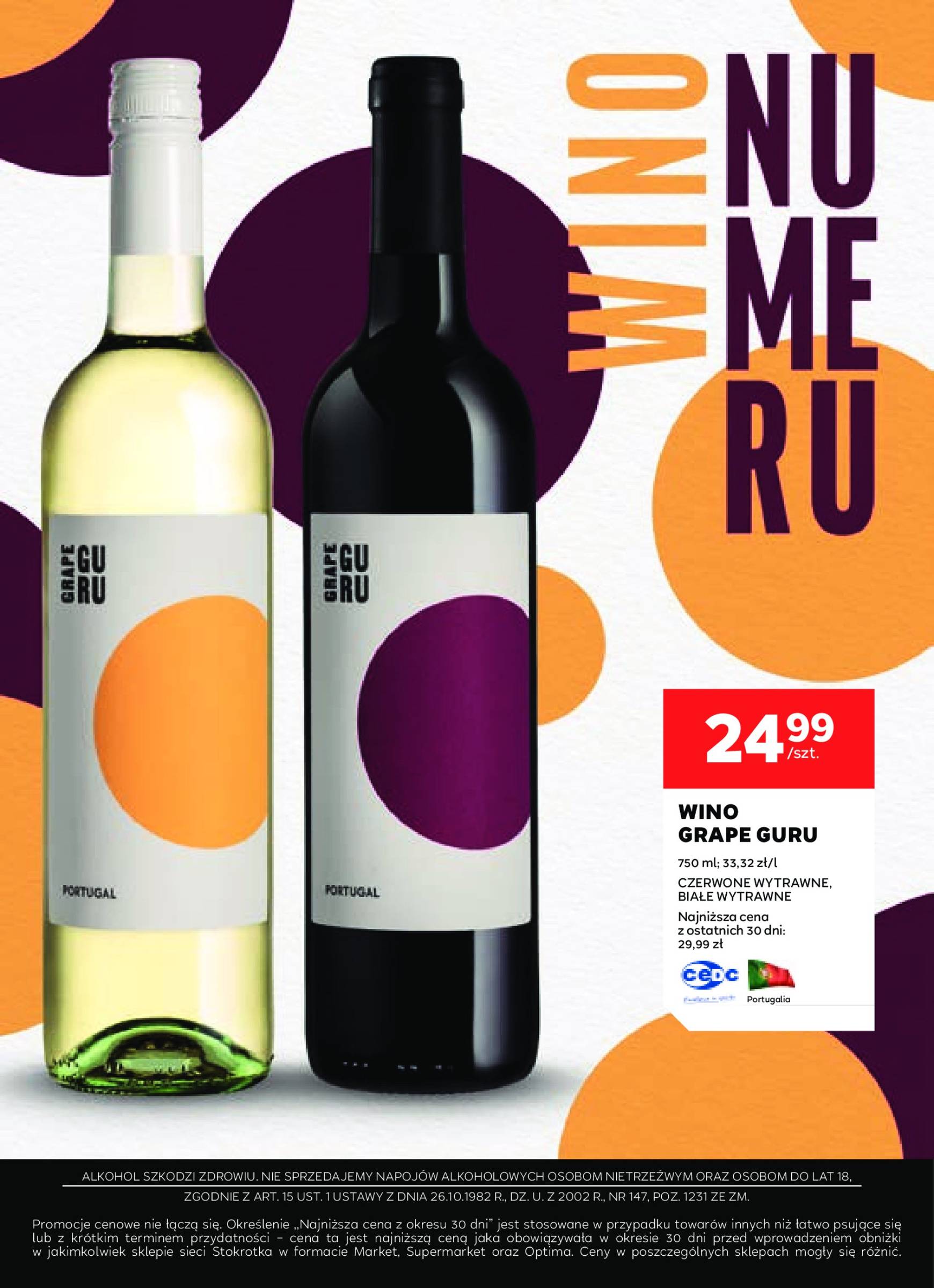 Stokrotka - Oferta alkoholowa gazetka ważna od 07.11. - 04.12. 15