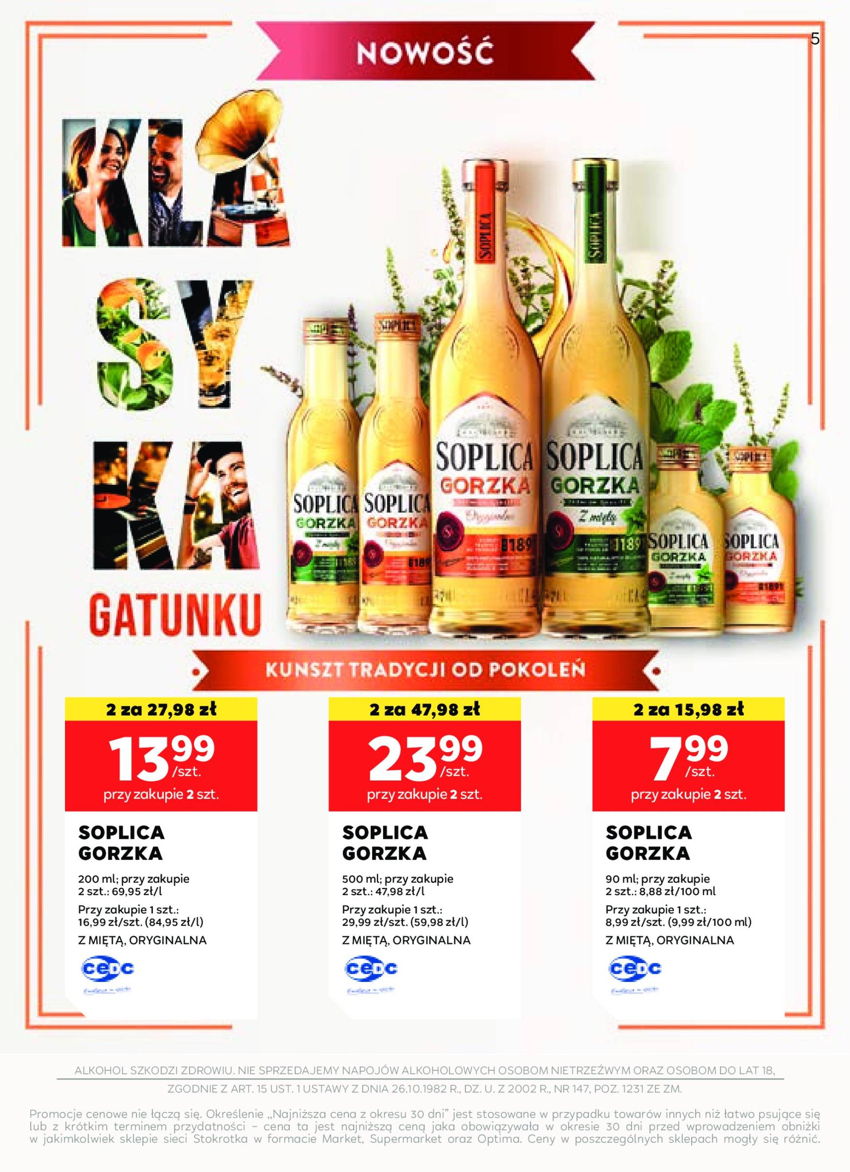 Stokrotka - Oferta alkoholowa gazetka ważna od 07.11. - 04.12. 5