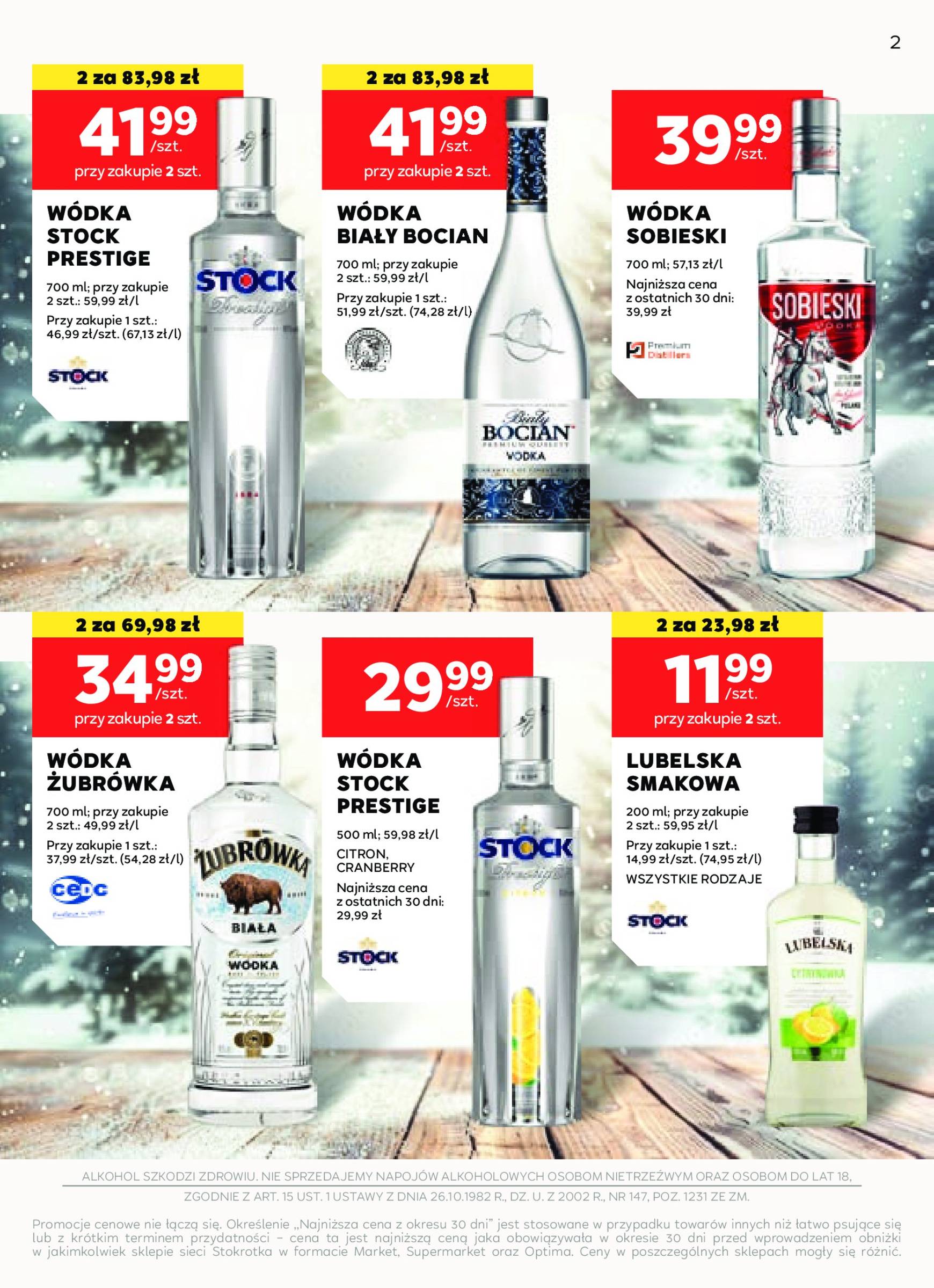 Stokrotka - Oferta alkoholowa gazetka ważna od 07.11. - 04.12. 2