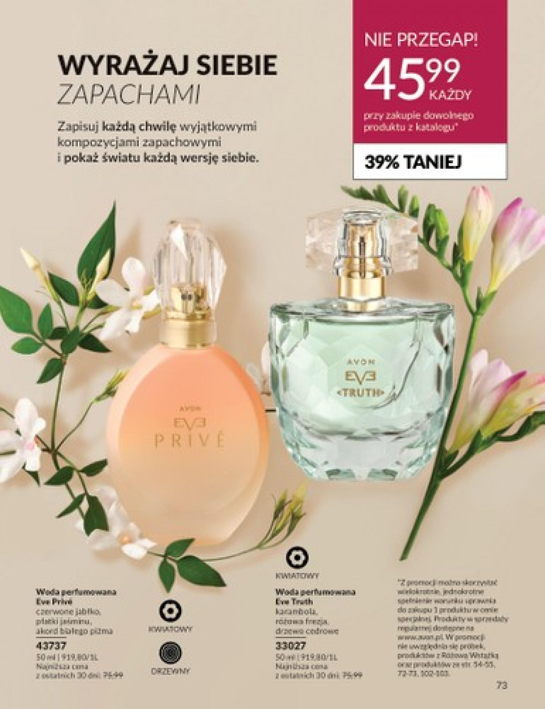 Avon gazetka aktualna ważna od 01.08. - 31.08. 73