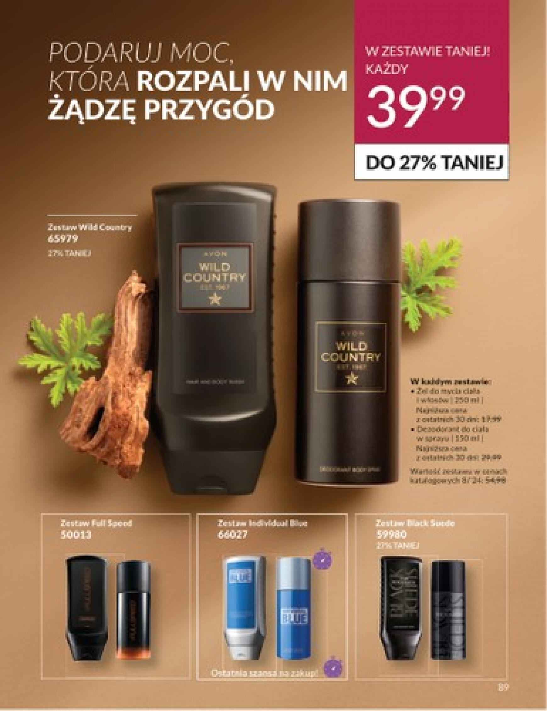 Avon gazetka aktualna ważna od 01.08. - 31.08. 89