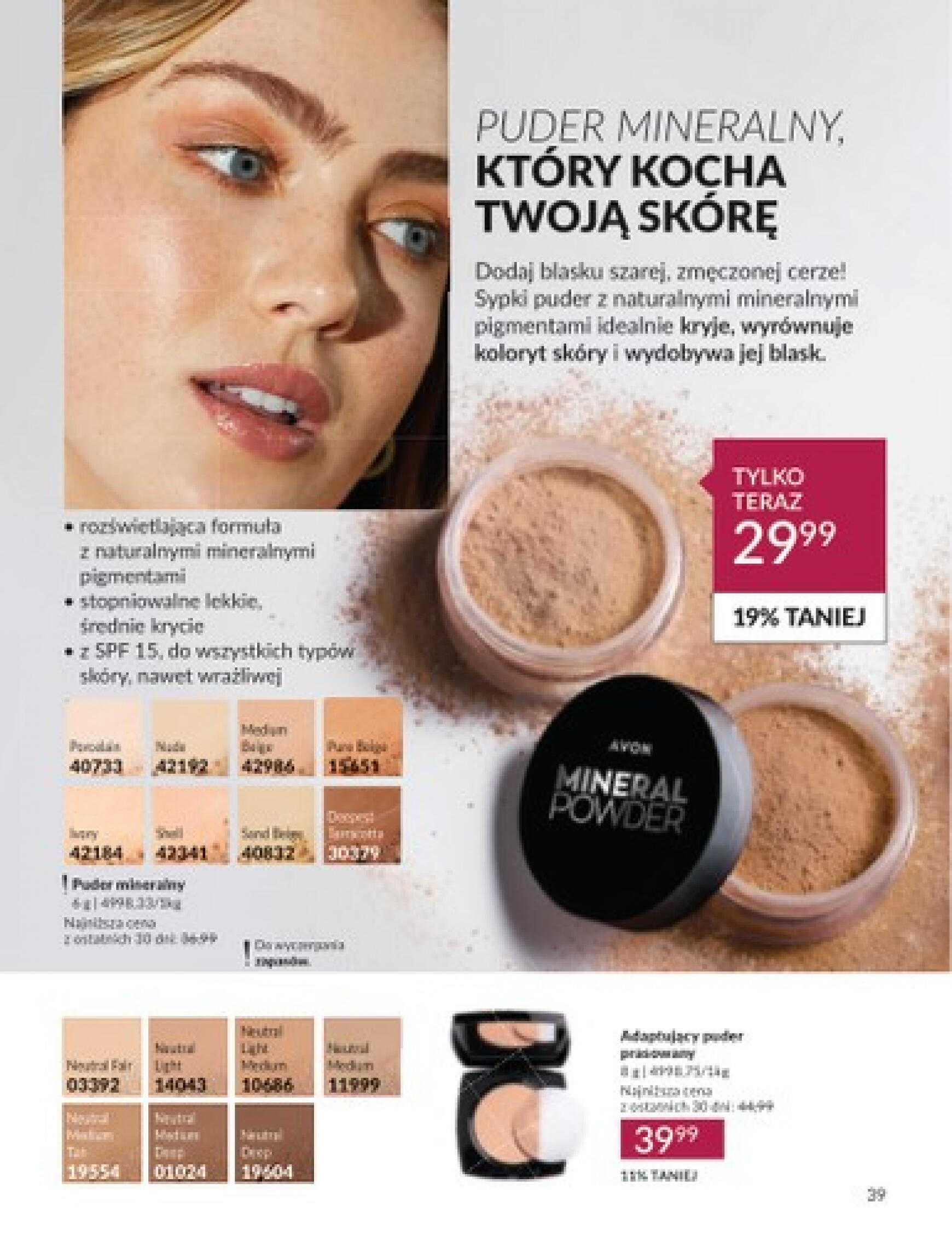 Avon gazetka aktualna ważna od 01.08. - 31.08. 39