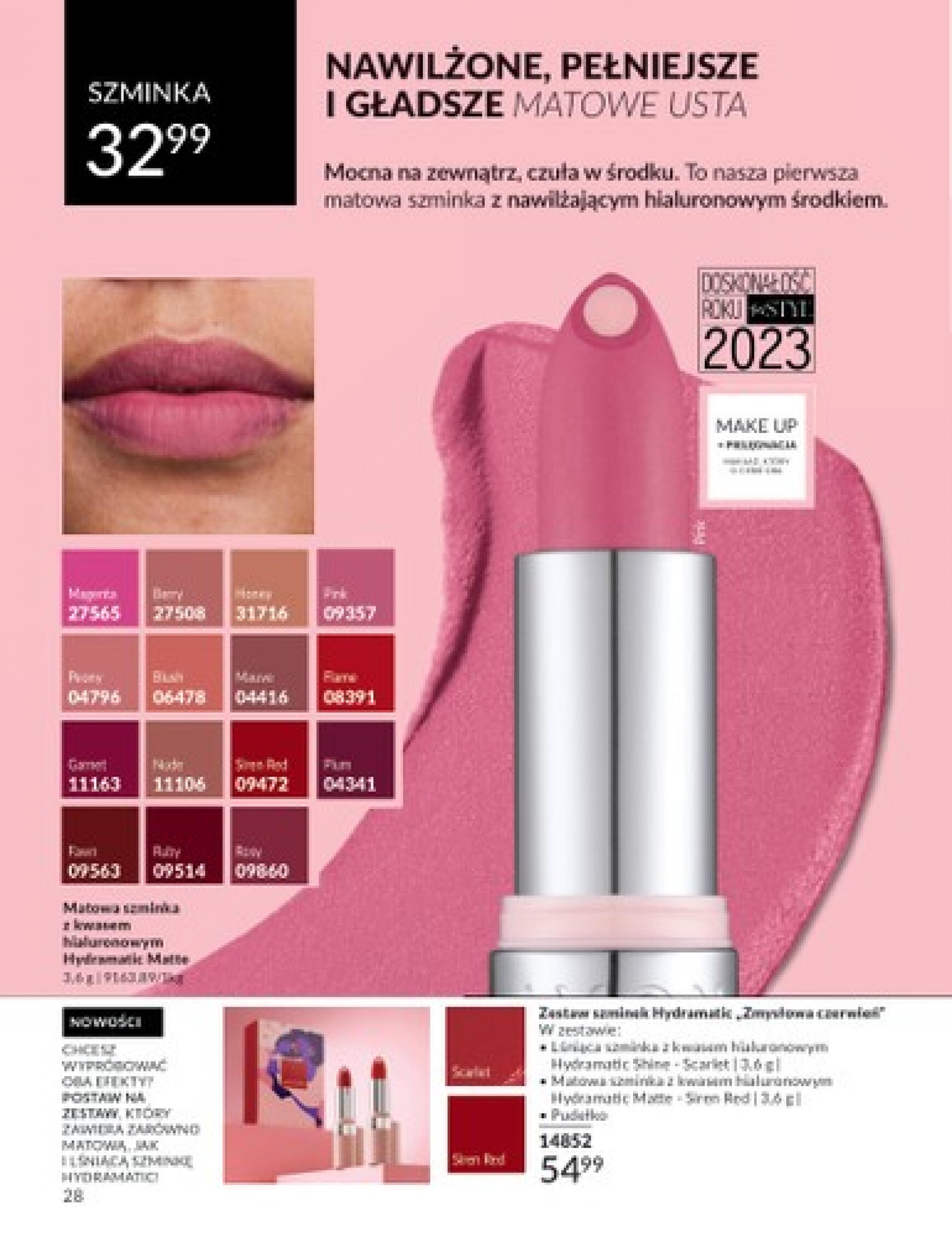 Avon gazetka aktualna ważna od 01.08. - 31.08. 28