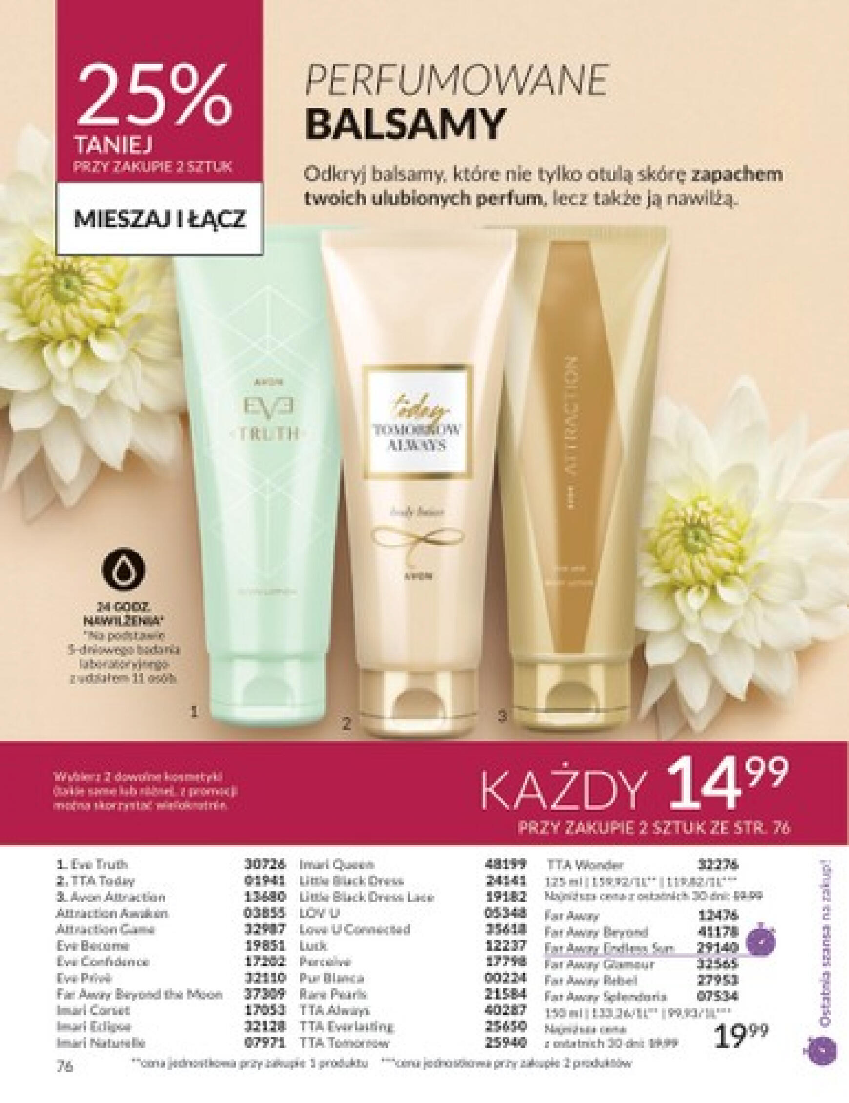 Avon gazetka aktualna ważna od 01.08. - 31.08. 76