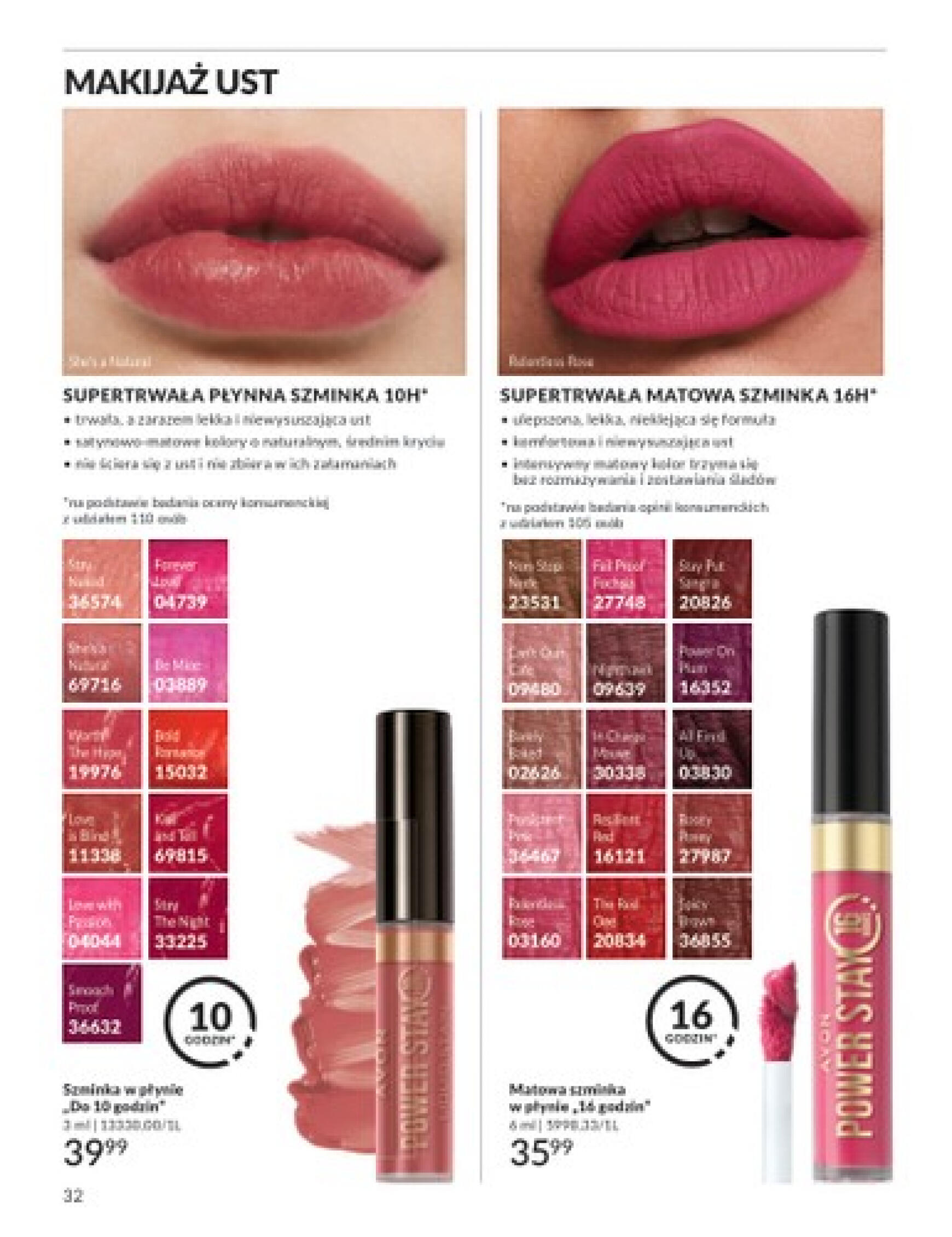 Avon gazetka aktualna ważna od 01.08. - 31.08. 32