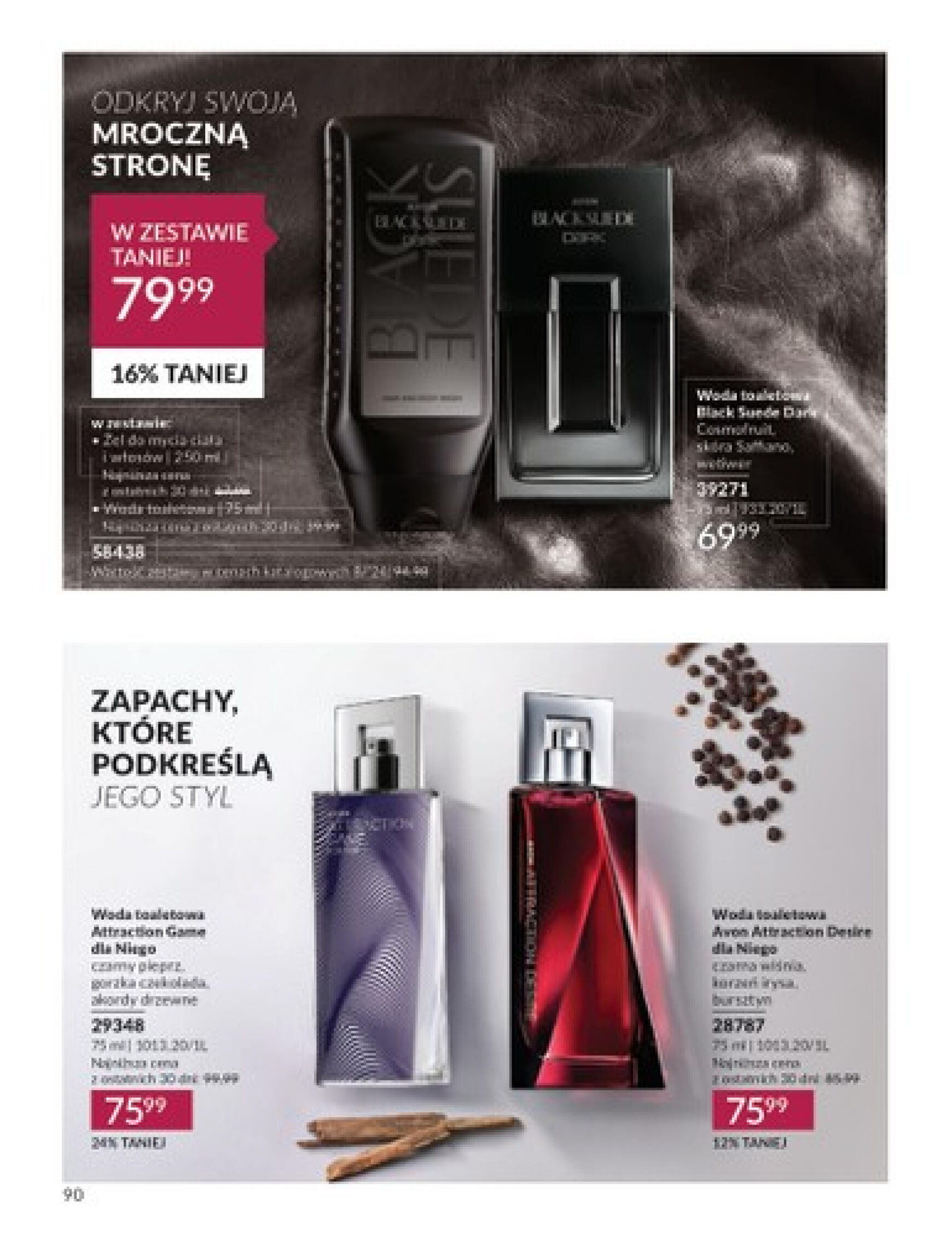 Avon gazetka aktualna ważna od 01.08. - 31.08. 90