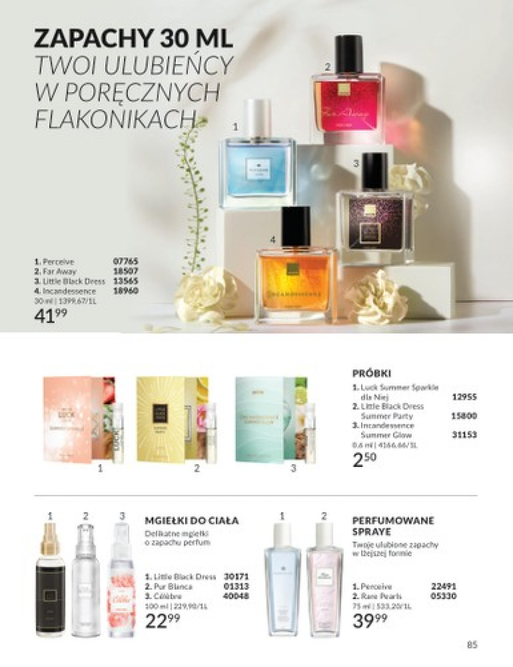 Avon gazetka aktualna ważna od 01.08. - 31.08. 85