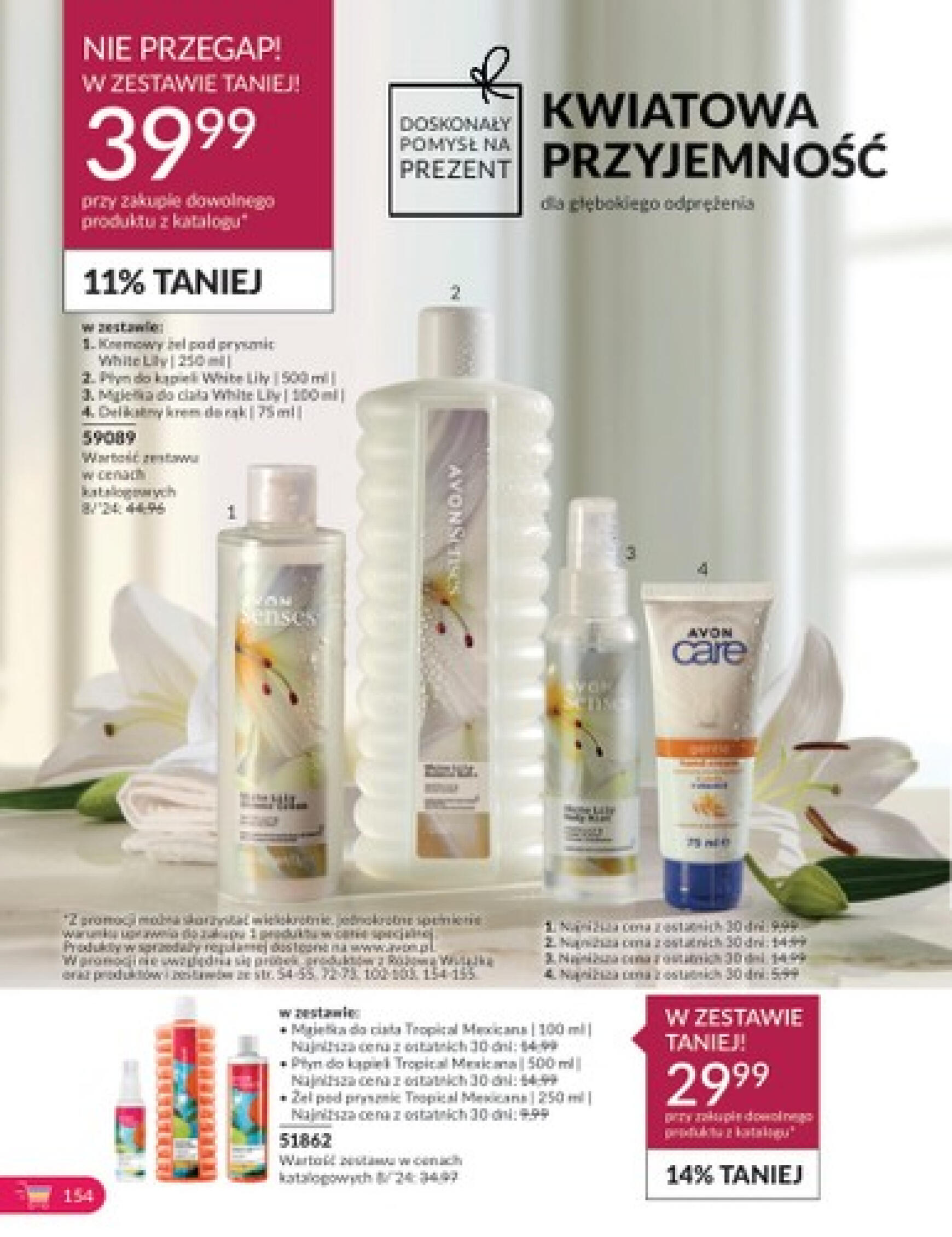 Avon gazetka aktualna ważna od 01.08. - 31.08. 154