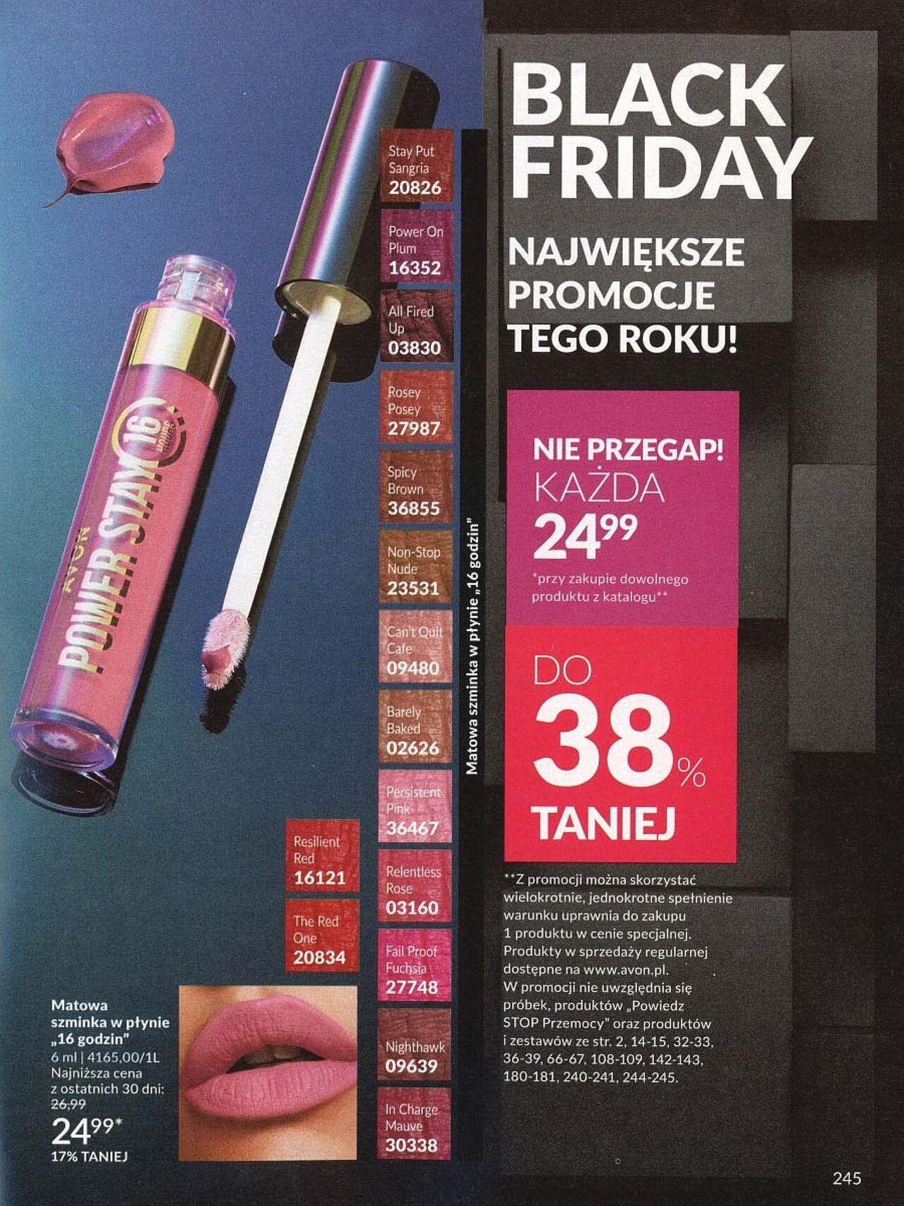 Avon BLACK FRIDAY 01.11.2024 - 30.11.2024 245