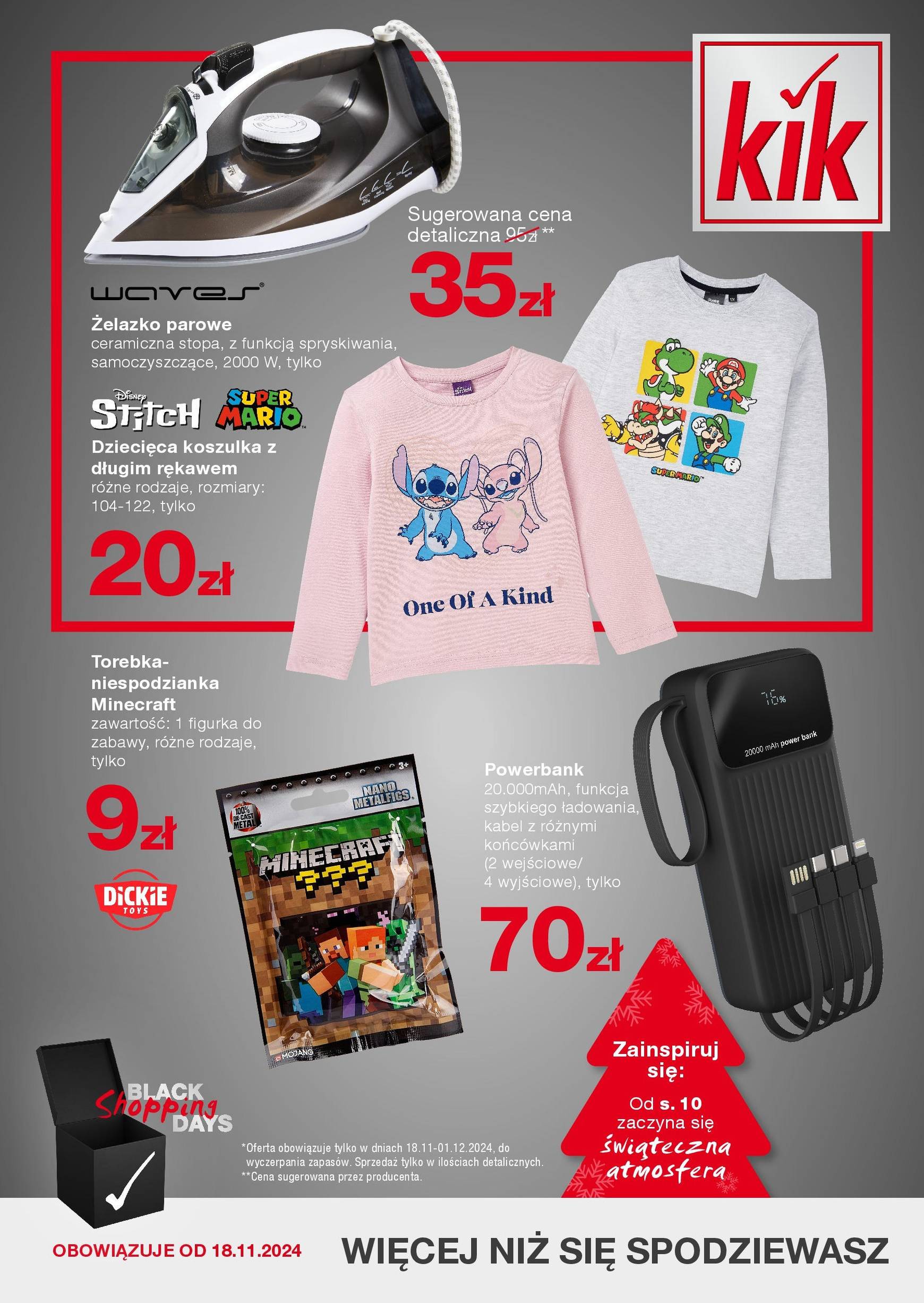 KiK - Black Friday gazetka ważna od 18.11. - 01.12.